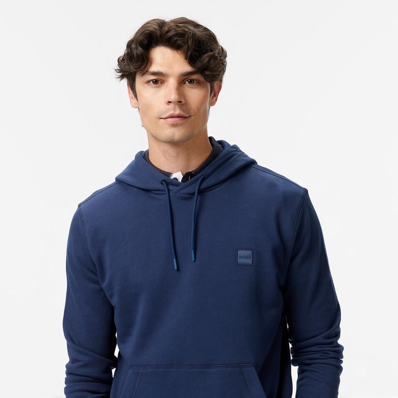 Boss Erkek Mavi Sweatshirt