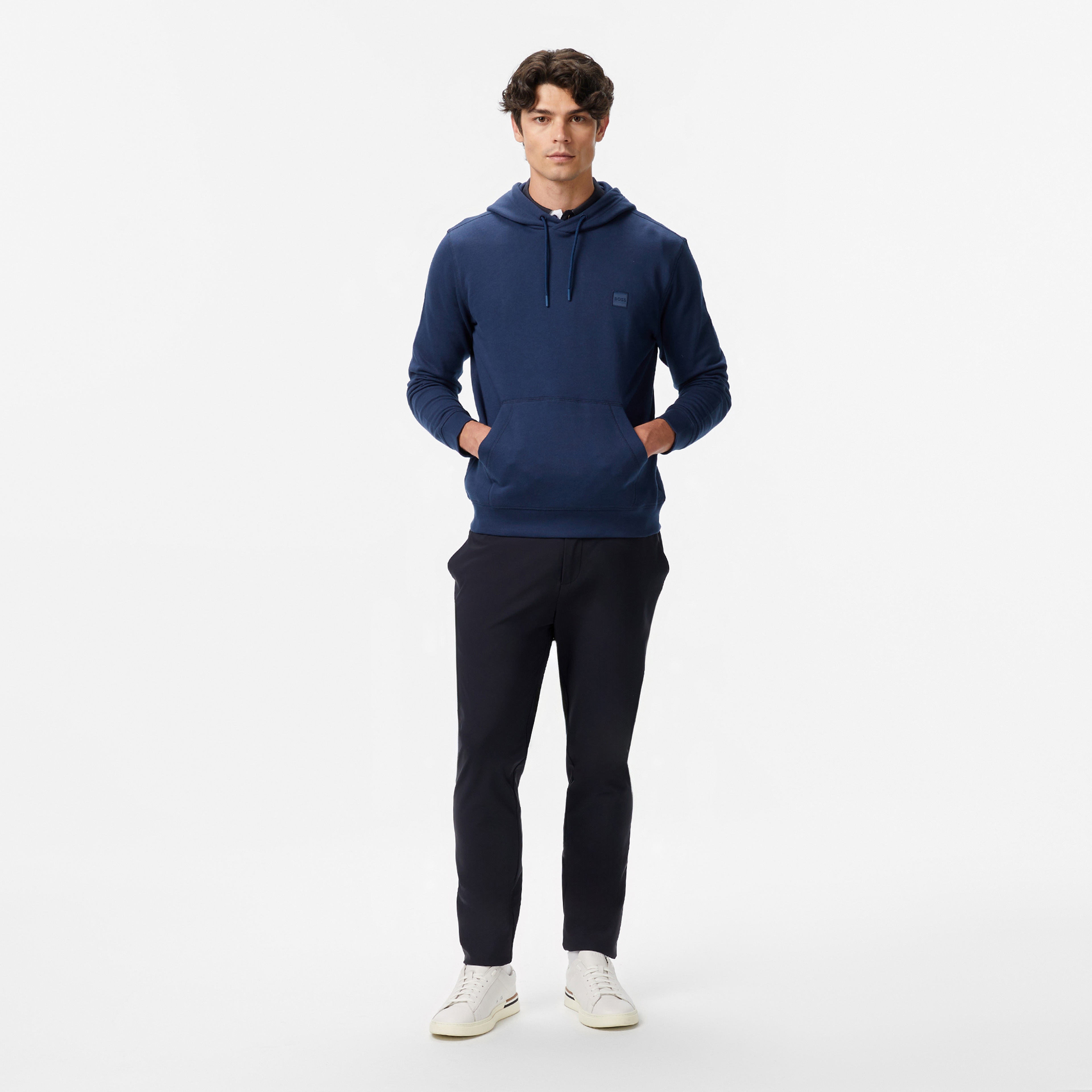 Boss Erkek Mavi Sweatshirt