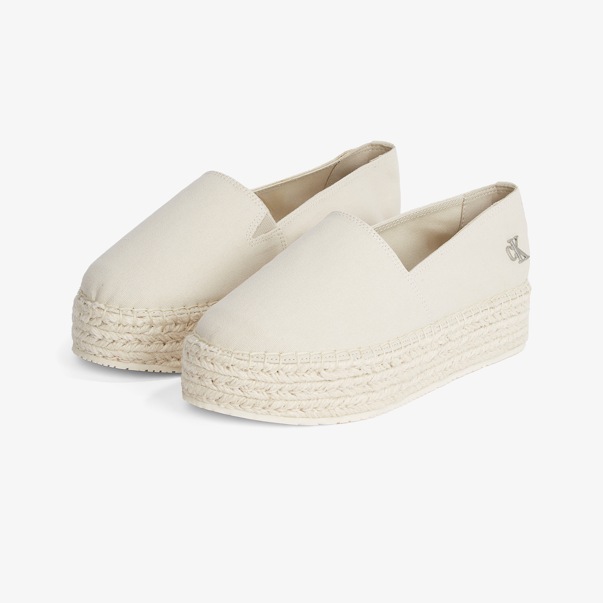 Calvin Klein Flatform Kadın Bej Espadril