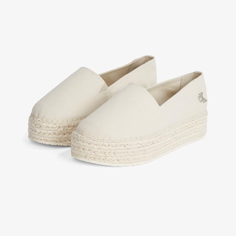 Calvin Klein Flatform Kadın Bej Espadril