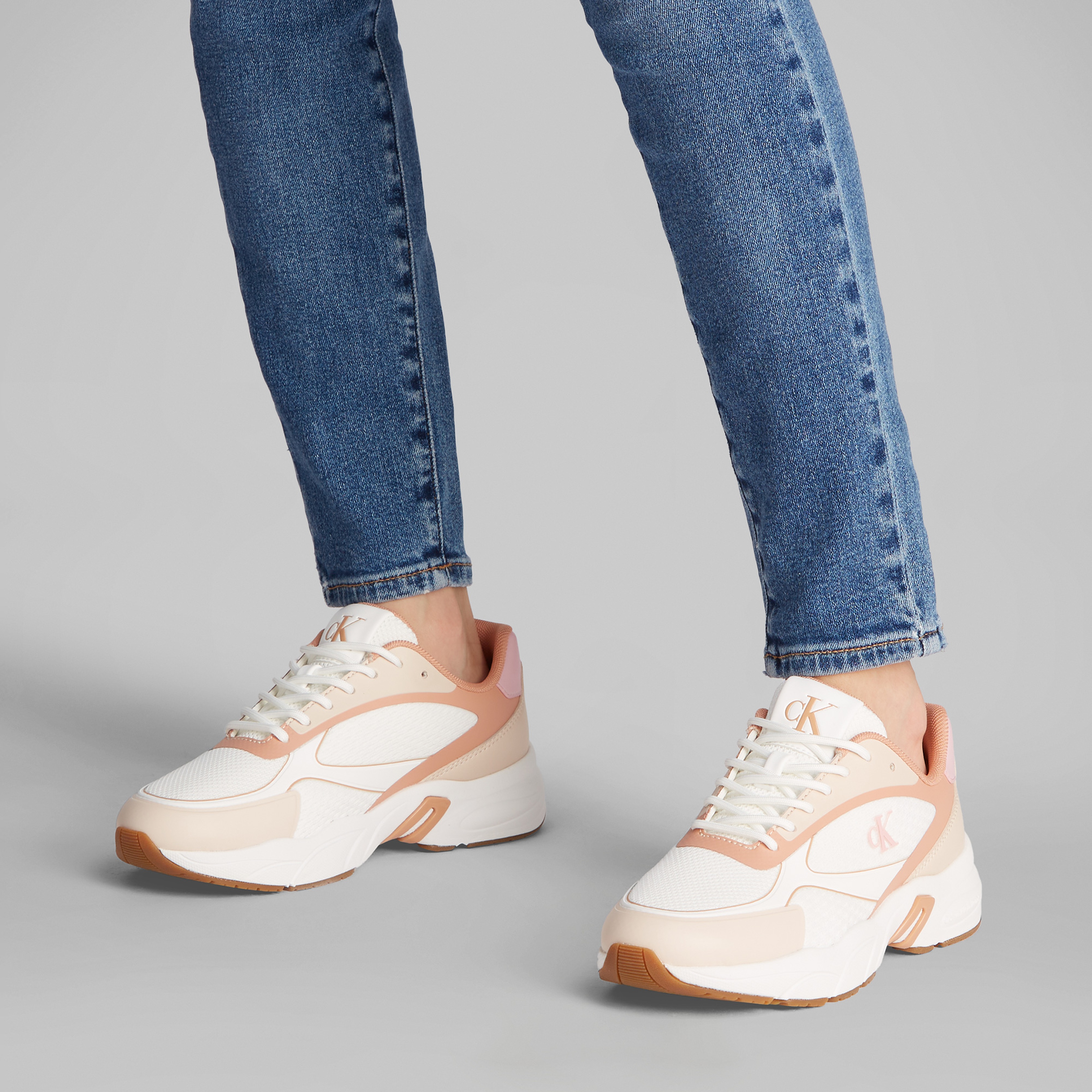 Calvin Klein Retro Kadın Beyaz Sneaker