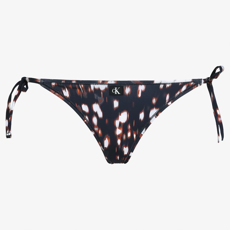 Calvin Klein String Side Tie Kadın Siyah Bikini