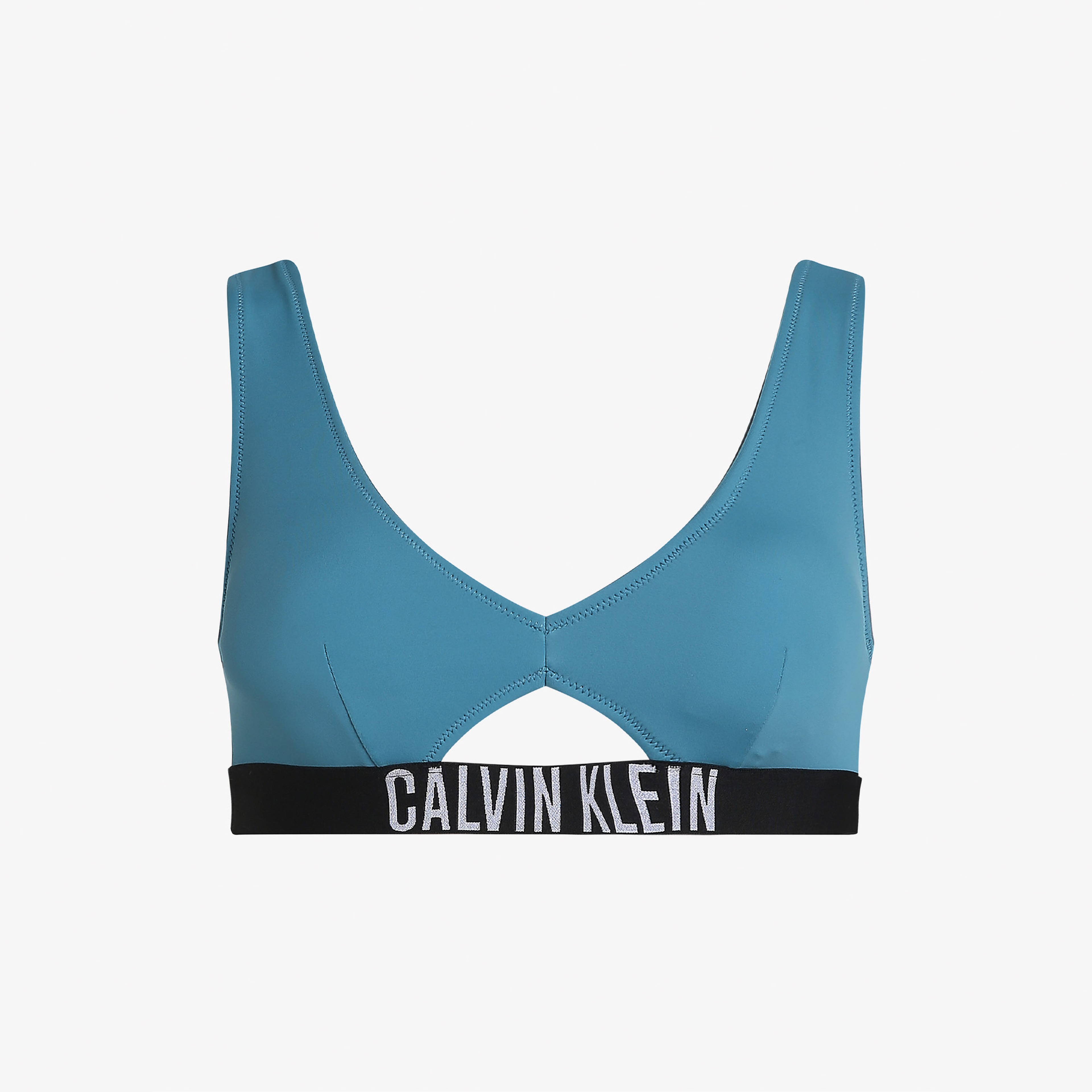 Calvin Klein Kadın Mavi Bikini Üstü
