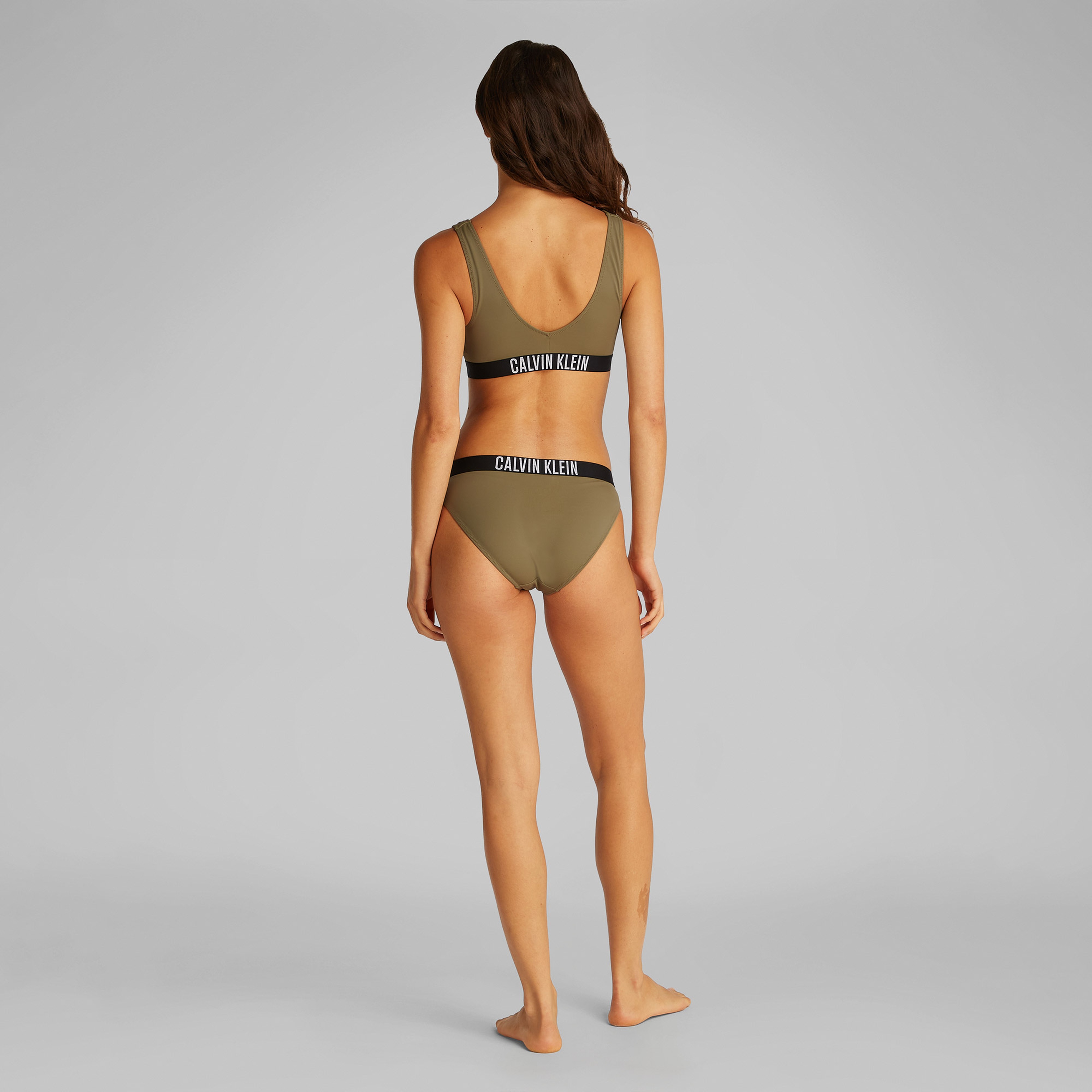 Calvin Klein Kadın Yeşil Bikini Üstü