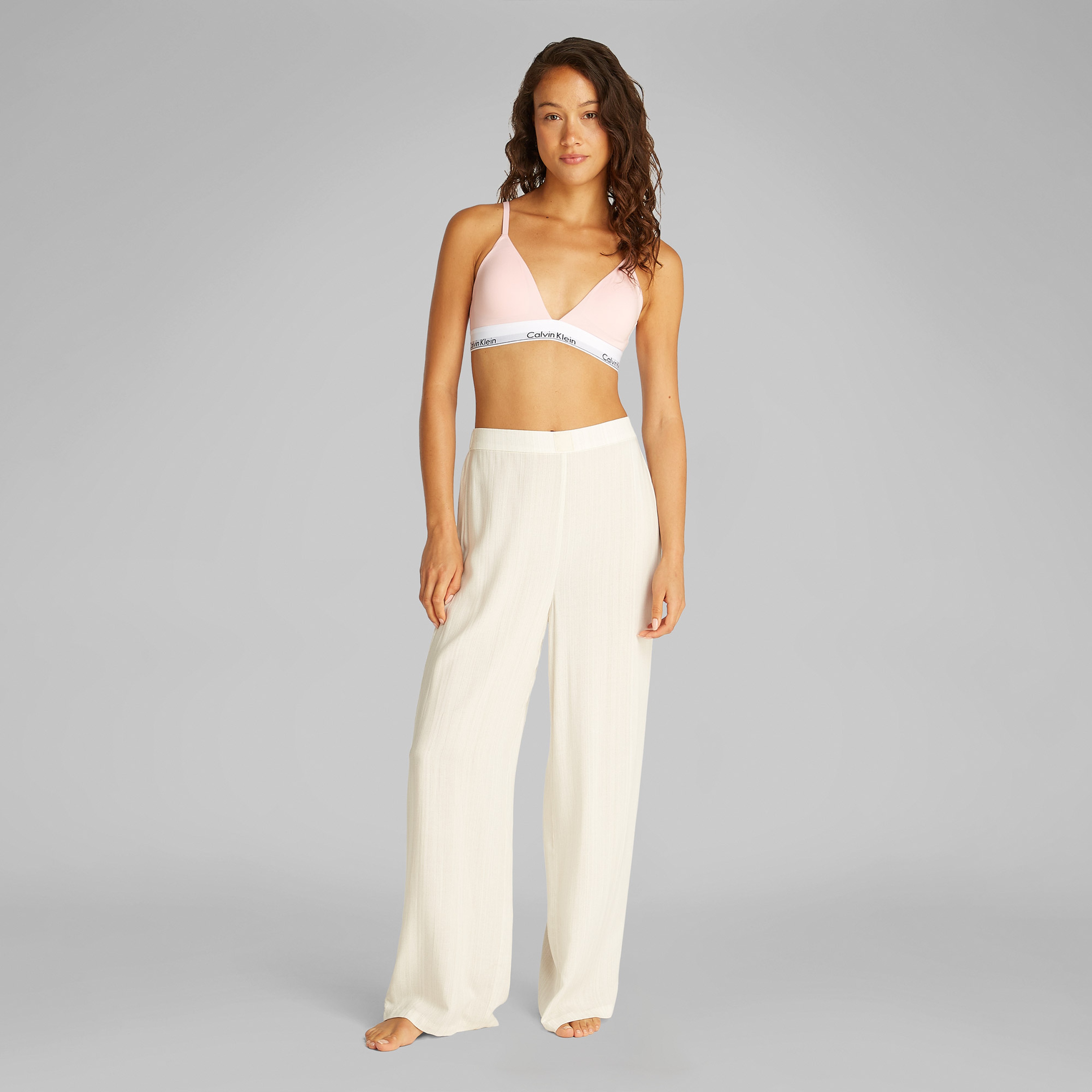 Calvin Klein Lightly Lined Triangle Kadın Pembe Bra