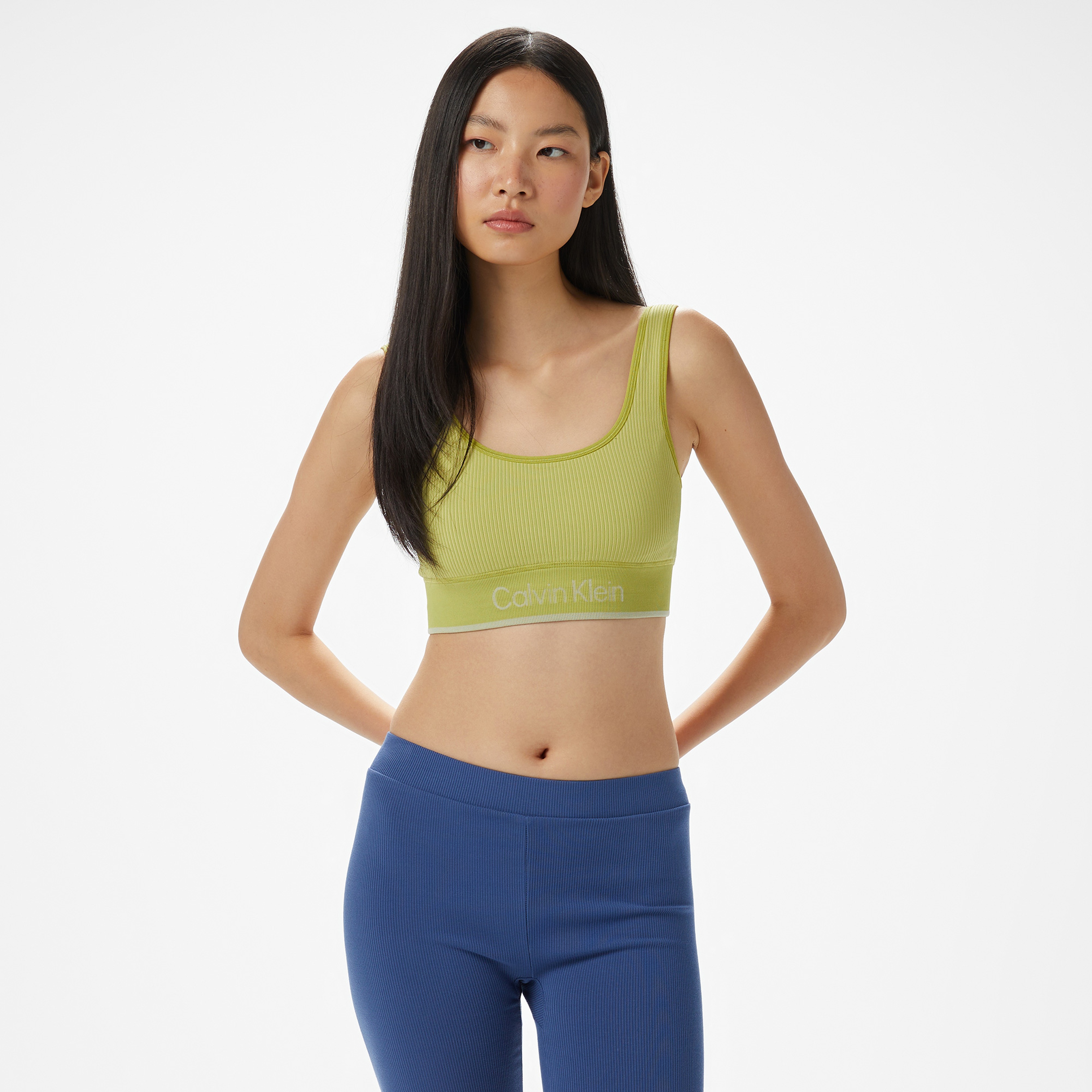 Calvin Klein Sports Kadın Yeşil Bra