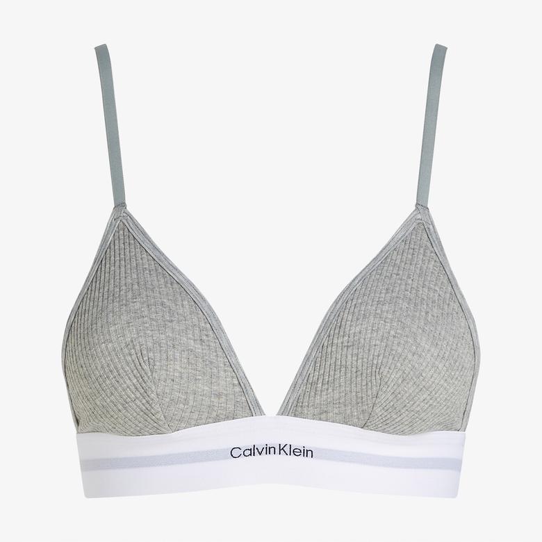 Calvin Klein Unlined Üçgen Kadın Gri Sütyen