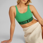 Calvin Klein İntense Power Medium Mesh Kadın Yeşil Bra