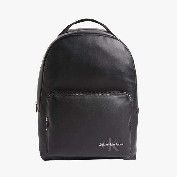 Calvin Klein Jeans Mono Logo Erkek Siyah Sırt Çantası