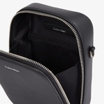 Calvin Klein Sleek Reporter Xs Erkek Siyah El Çantası