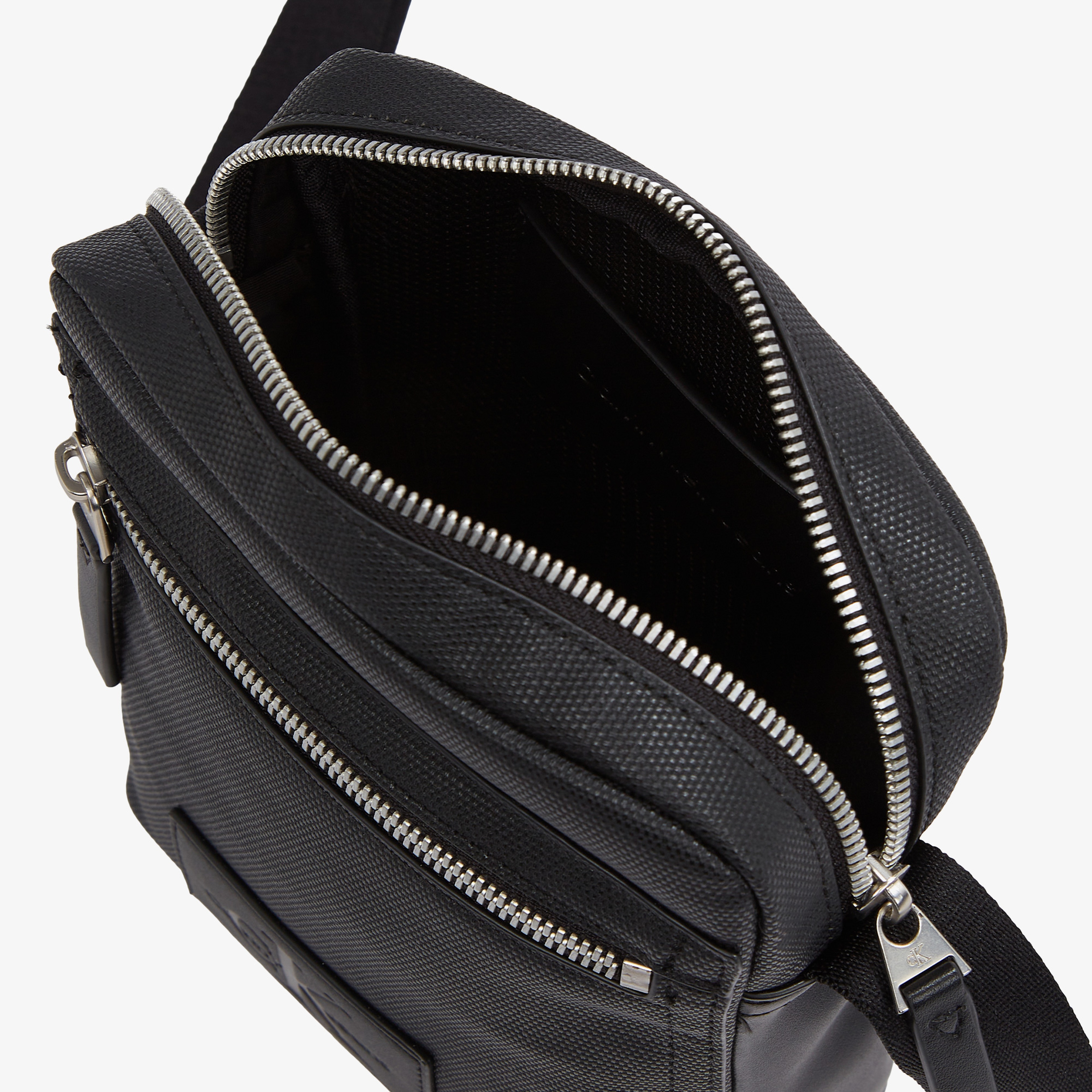 Calvin Klein Coated Sq Camera 18 Erkek Siyah El Çantası