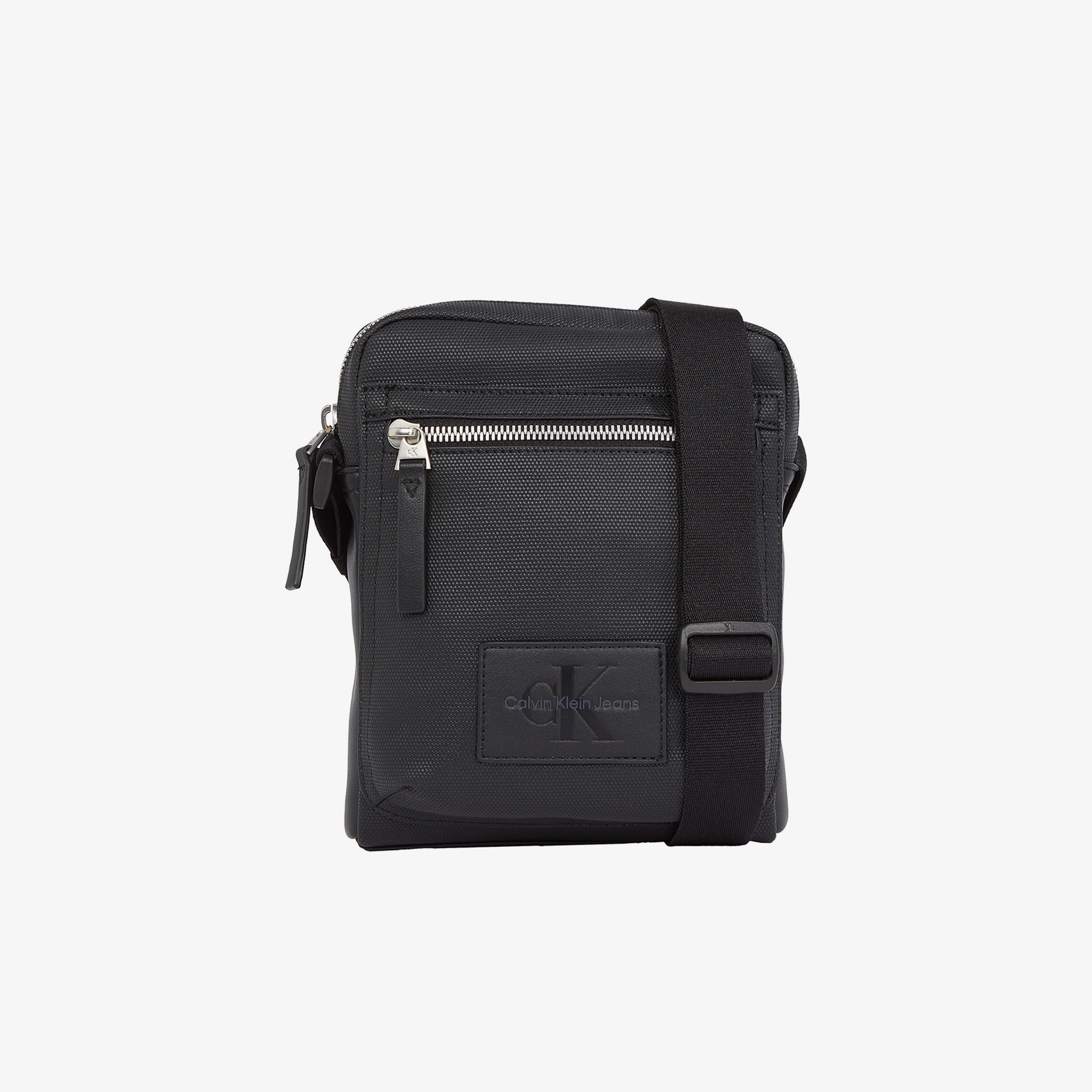 Calvin Klein Coated Sq Camera 18 Erkek Siyah El Çantası