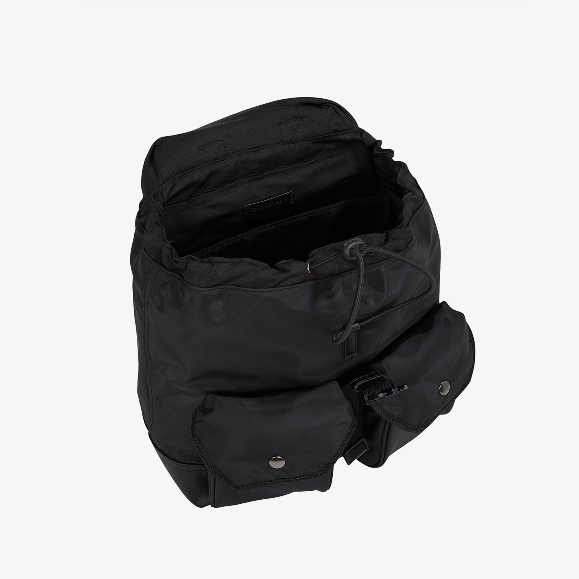 Calvin Klein Speed Clip Ut Flap Bapa35 Ny Erkek Siyah Sirt Çantası