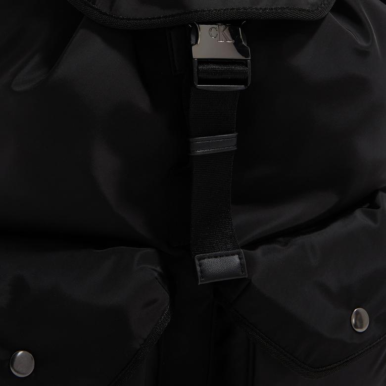 Calvin Klein Speed Clip Ut Flap Bapa35 Ny Erkek Siyah Sirt Çantası