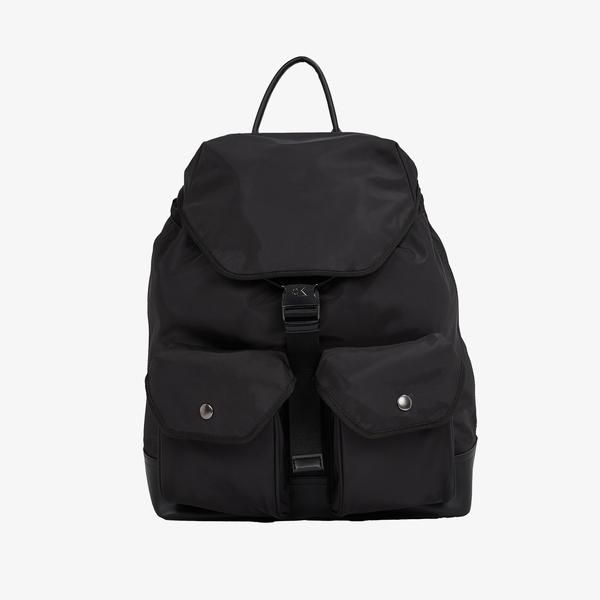 Calvin Klein Speed Clip Ut Flap Bapa35 Ny Erkek Siyah Sirt Çantası