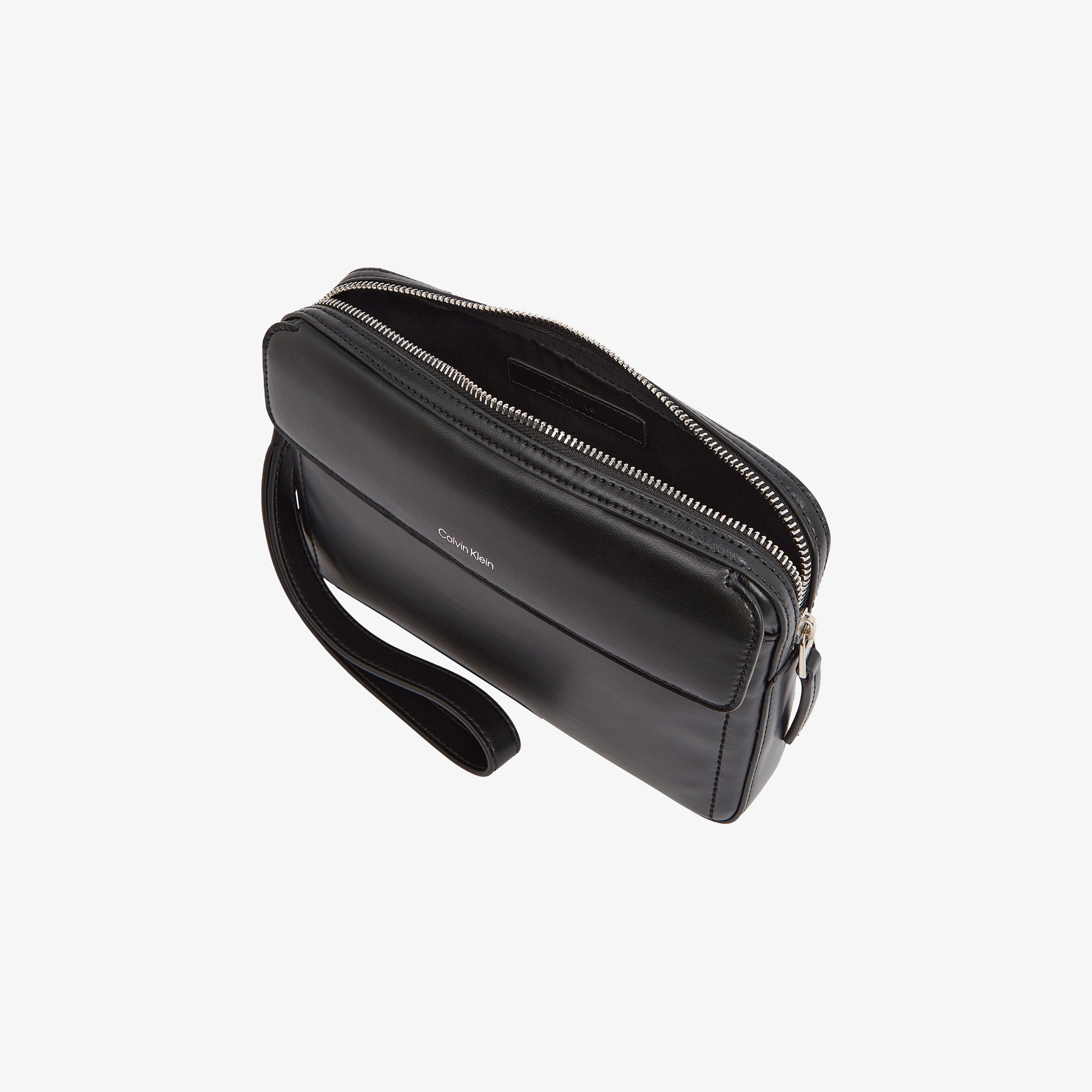 Calvin Klein Sleek Pouch Erkek Siyah Çapraz Çanta