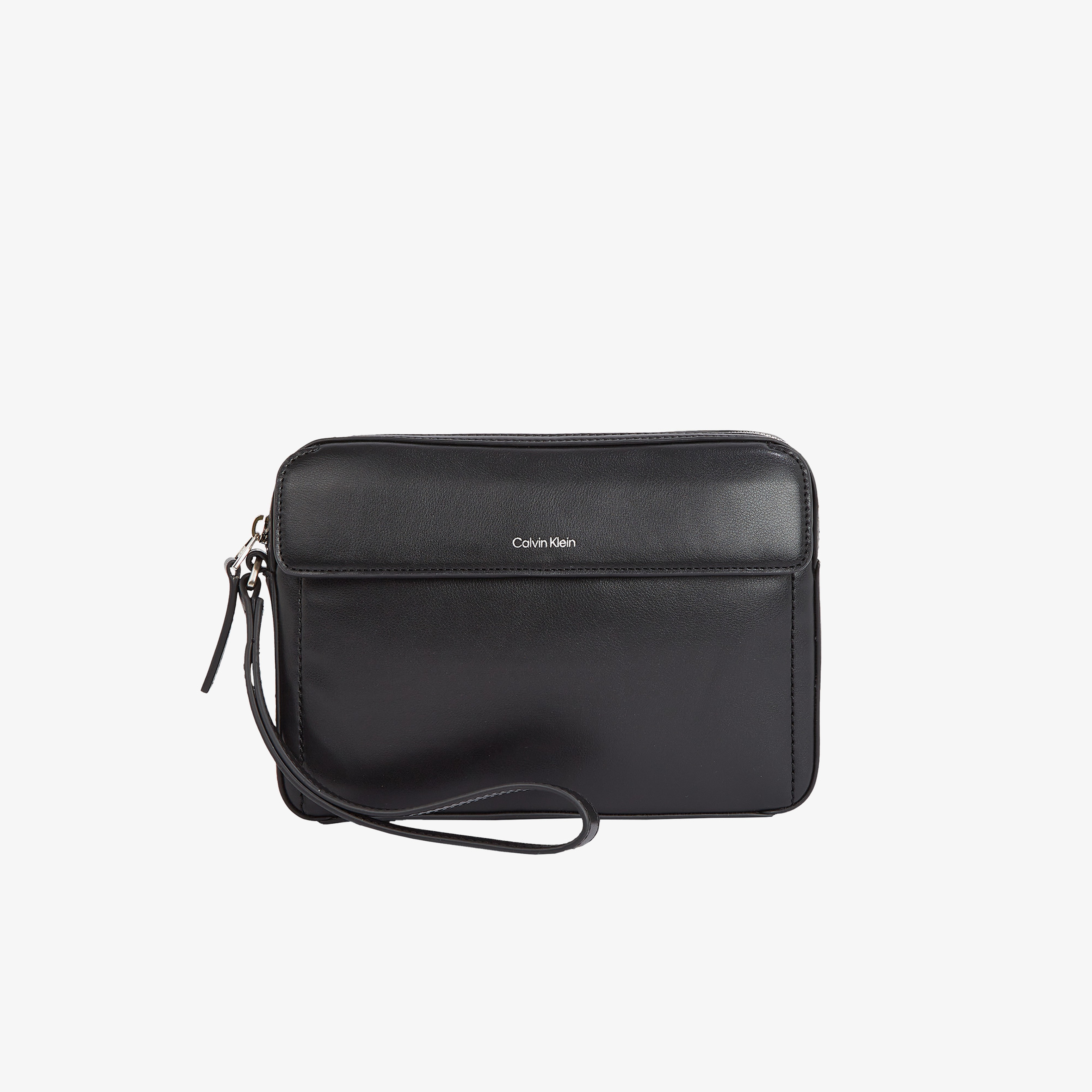 Calvin Klein Sleek Pouch Erkek Siyah Çapraz Çanta