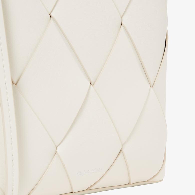Calvin Klein Kadın Krem El Çantası