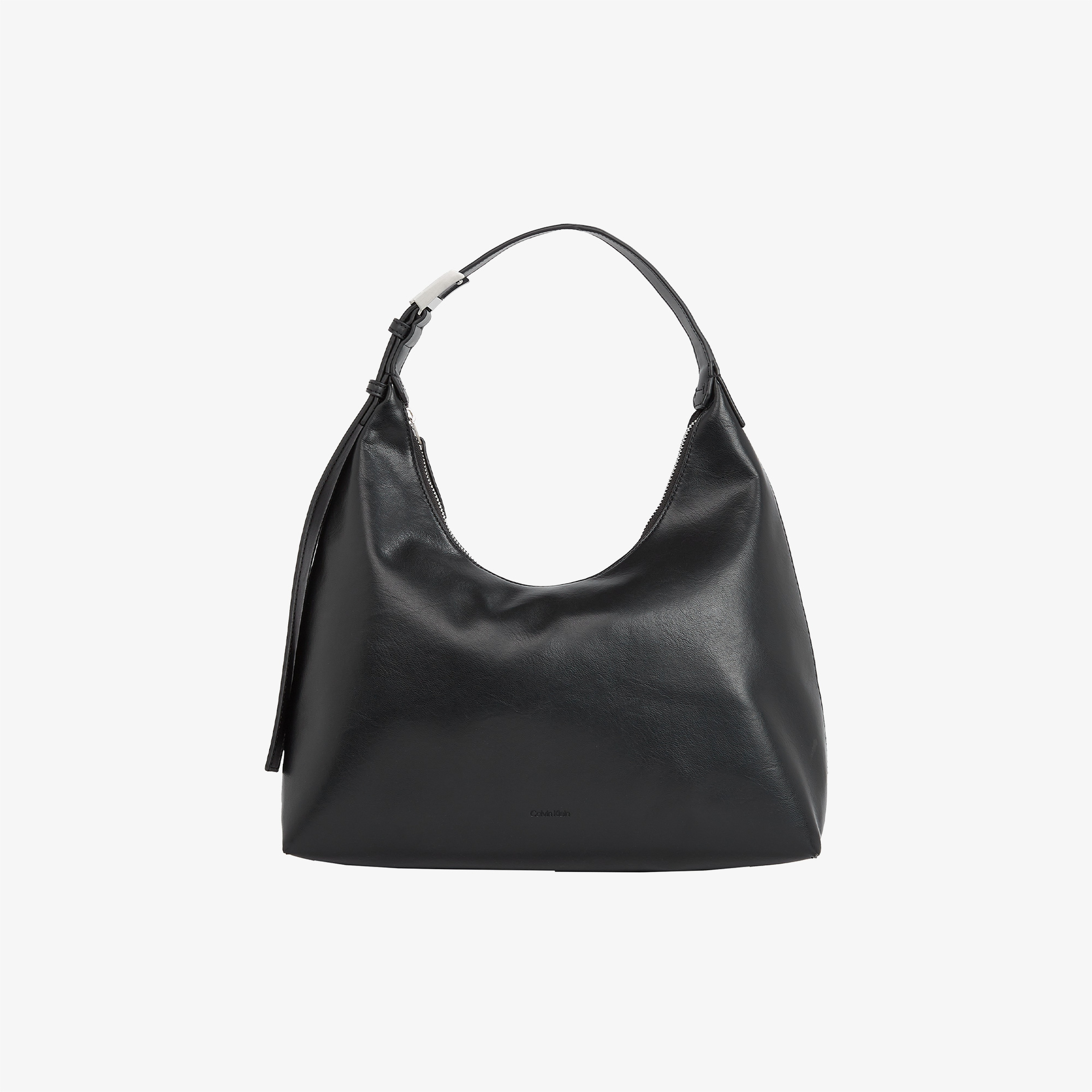 Calvin Klein Hardware Strap Hobo Kadın Siyah El Çantası