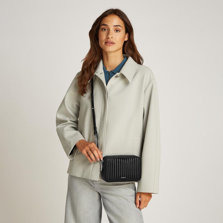 Calvin Klein Mini Camera Kadın Siyah El Çantası