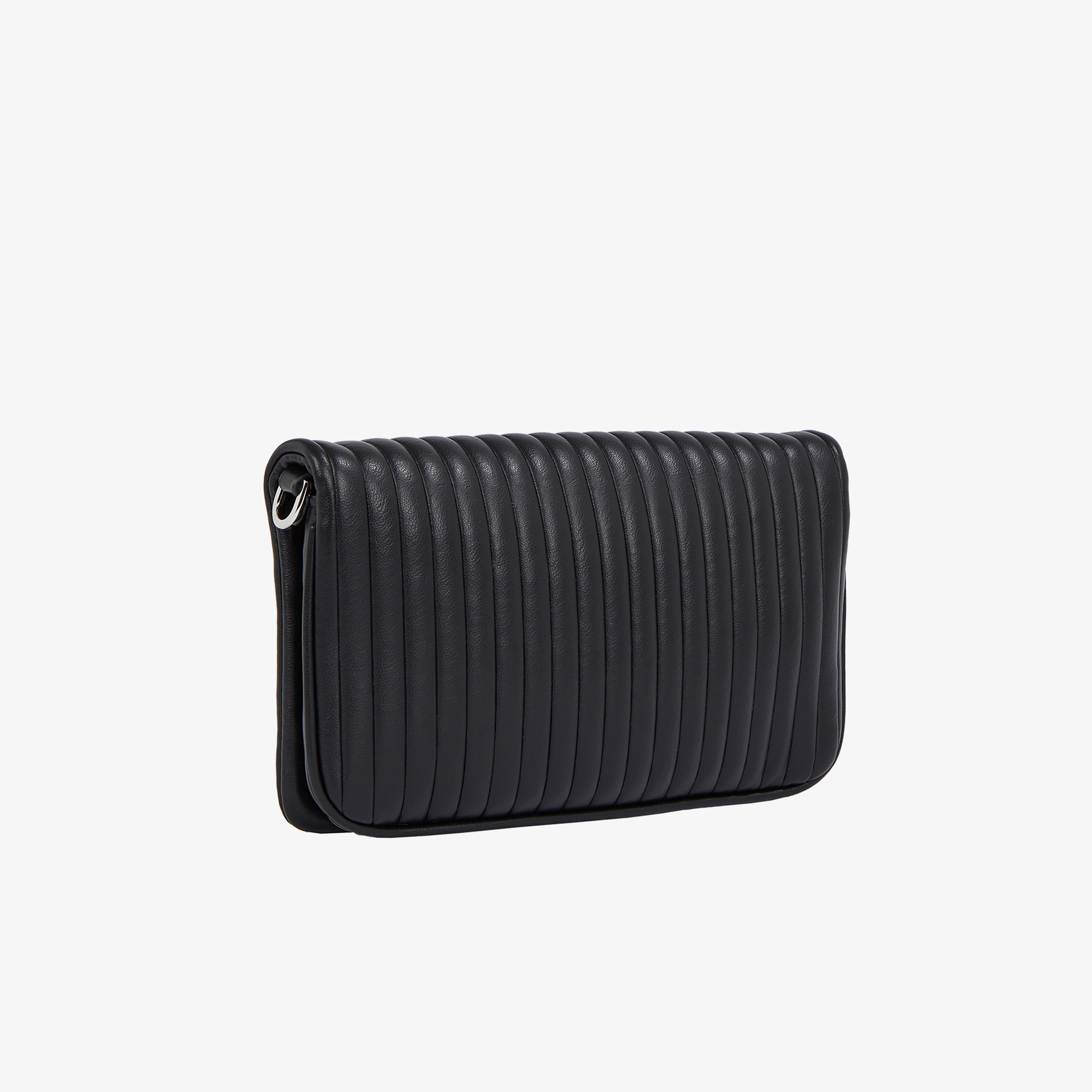 Calvin Klein Mini Line Quilt Crossbody Kadın Siyah El Çantası