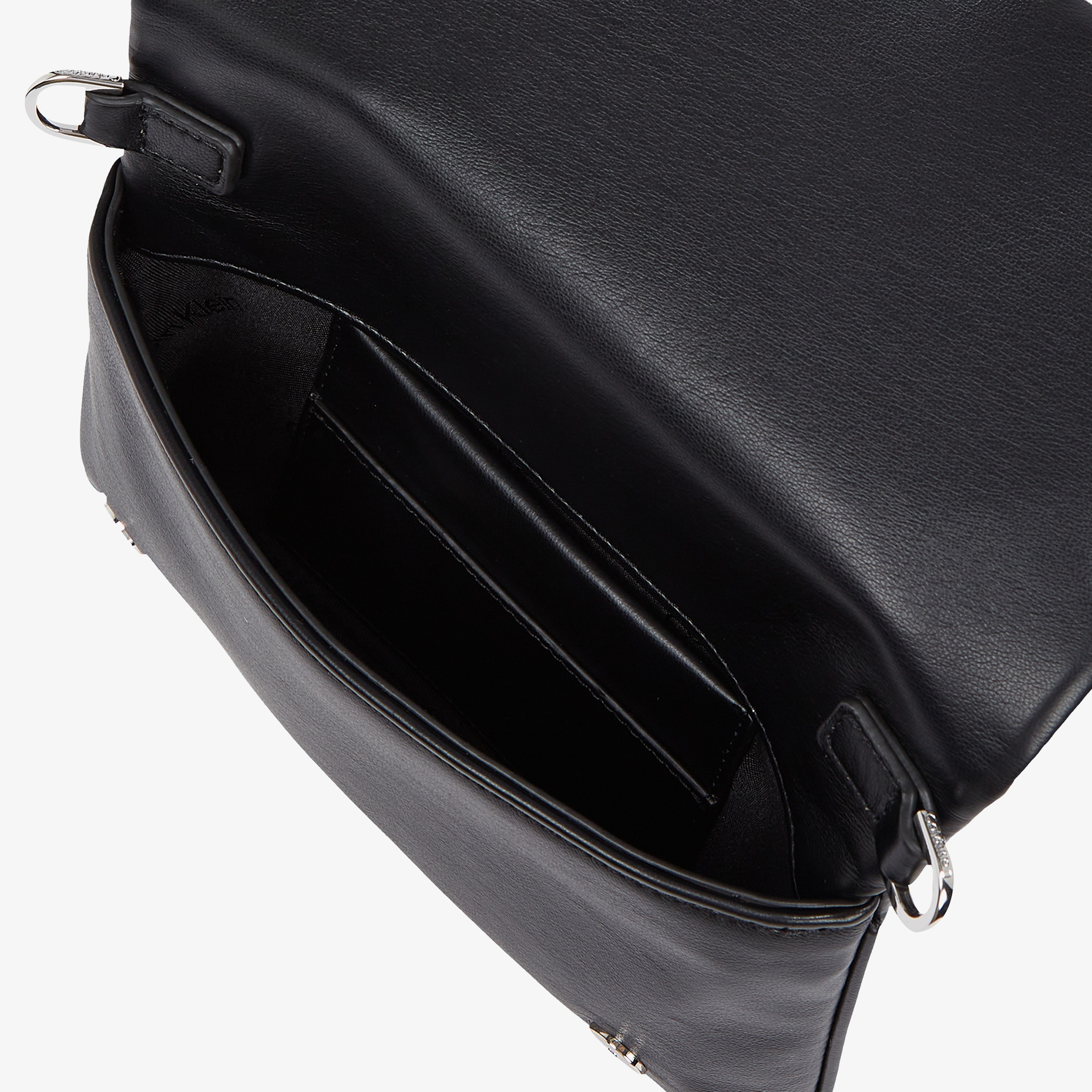 Calvin Klein Mini Line Quilt Crossbody Kadın Siyah El Çantası