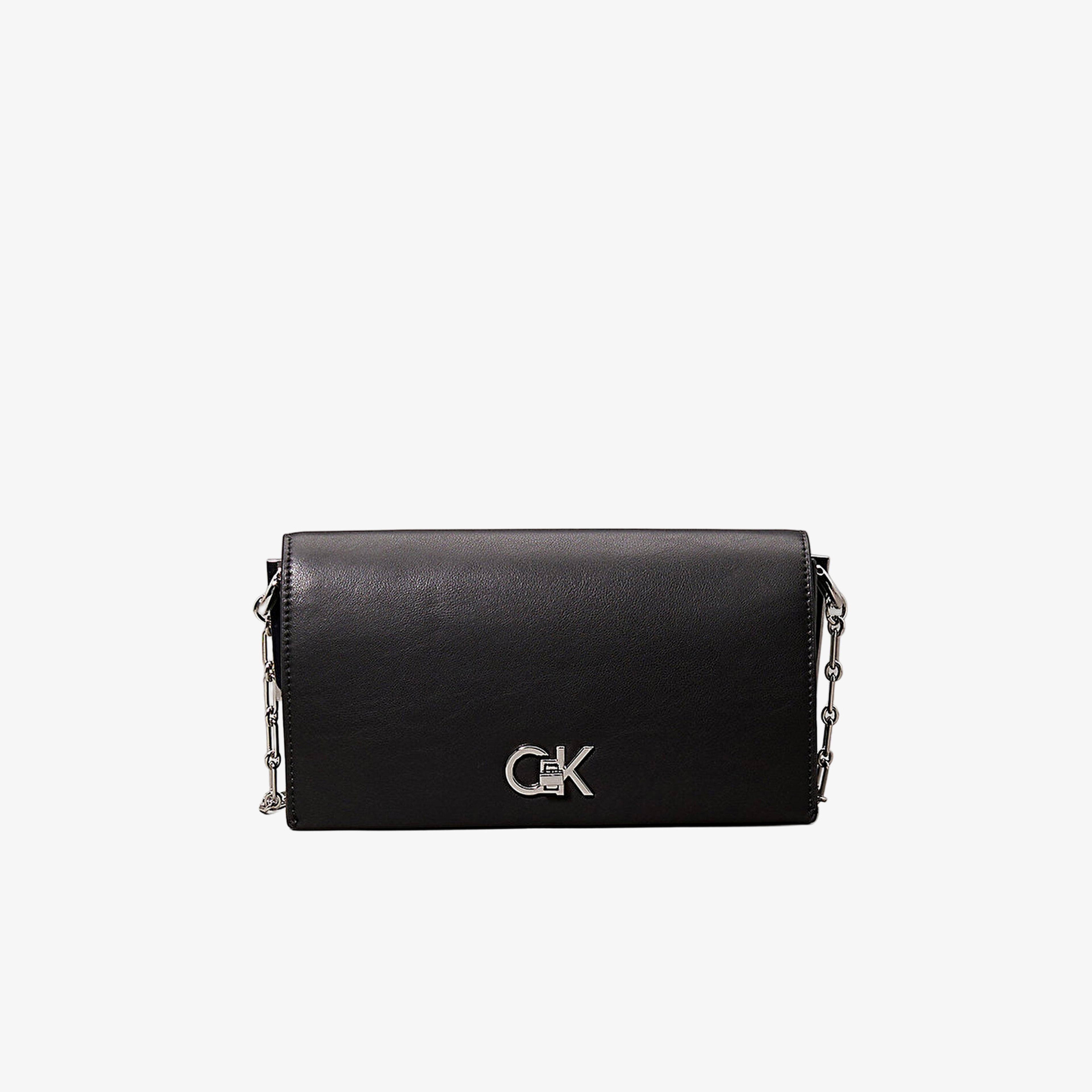 Calvin Klein Mini Chain Kadın Siyah El Çantası