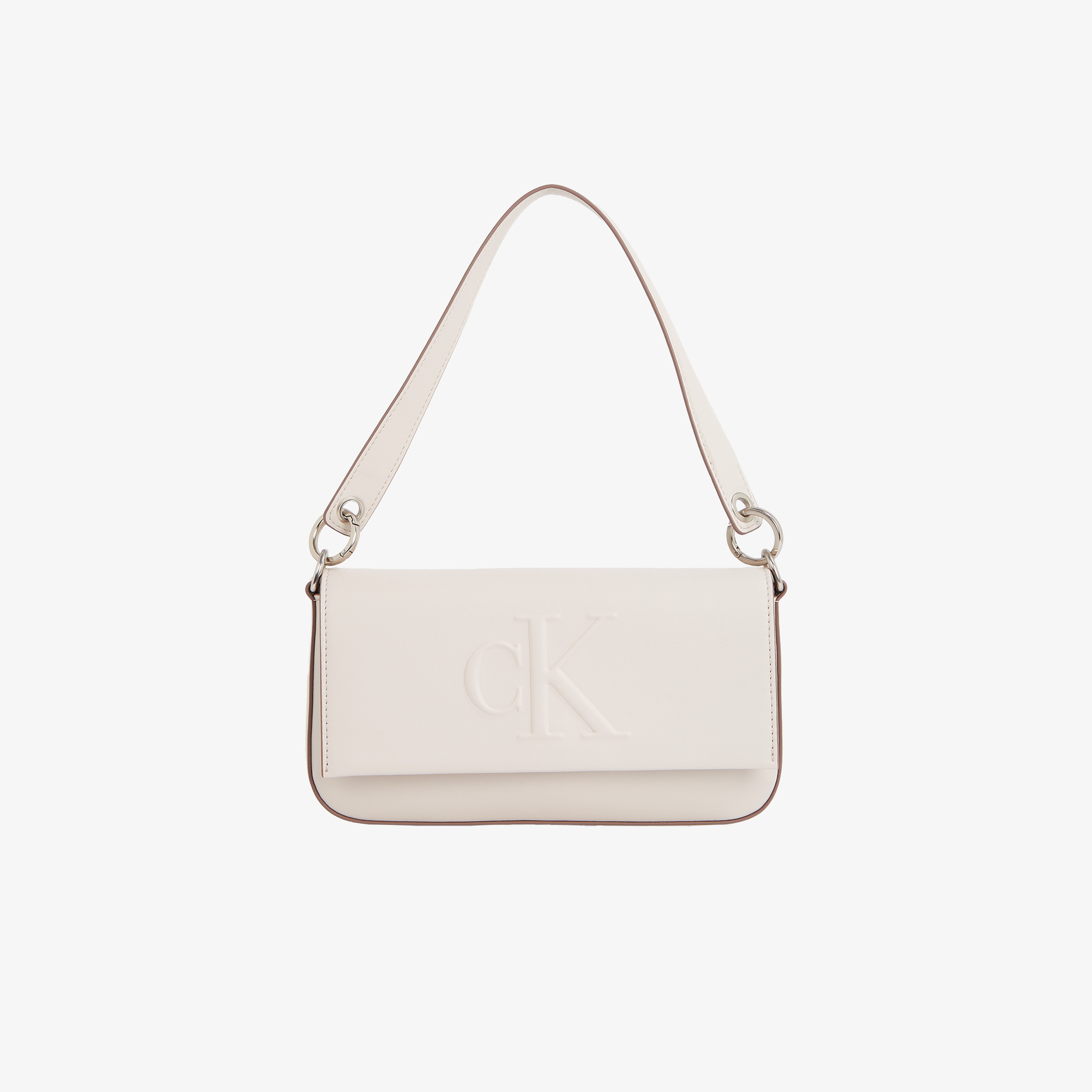 Calvin Klein Kadın Krem El Çantası