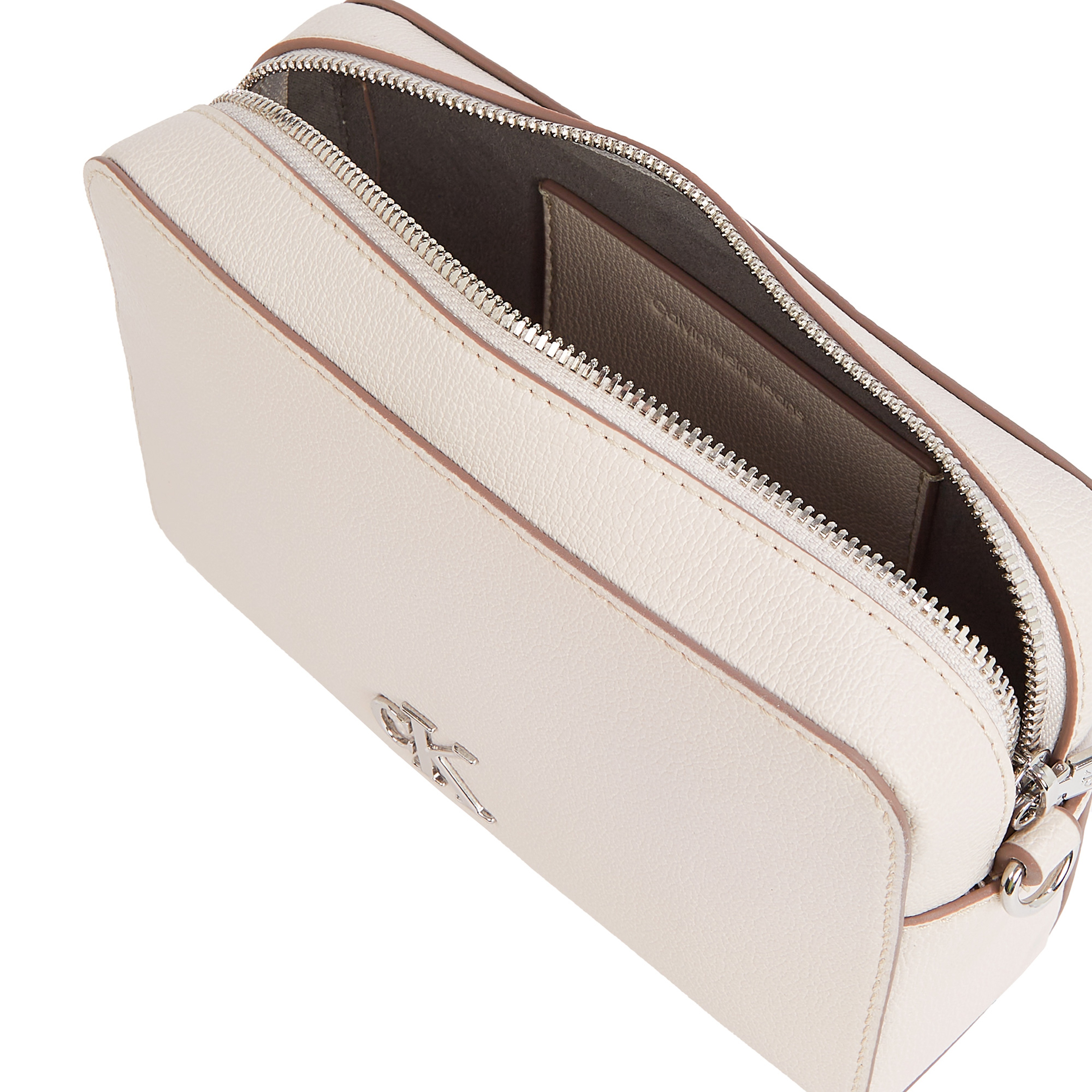 Calvin Klein Minimal Monogram Camera 20 Kadın Bej El Çantası