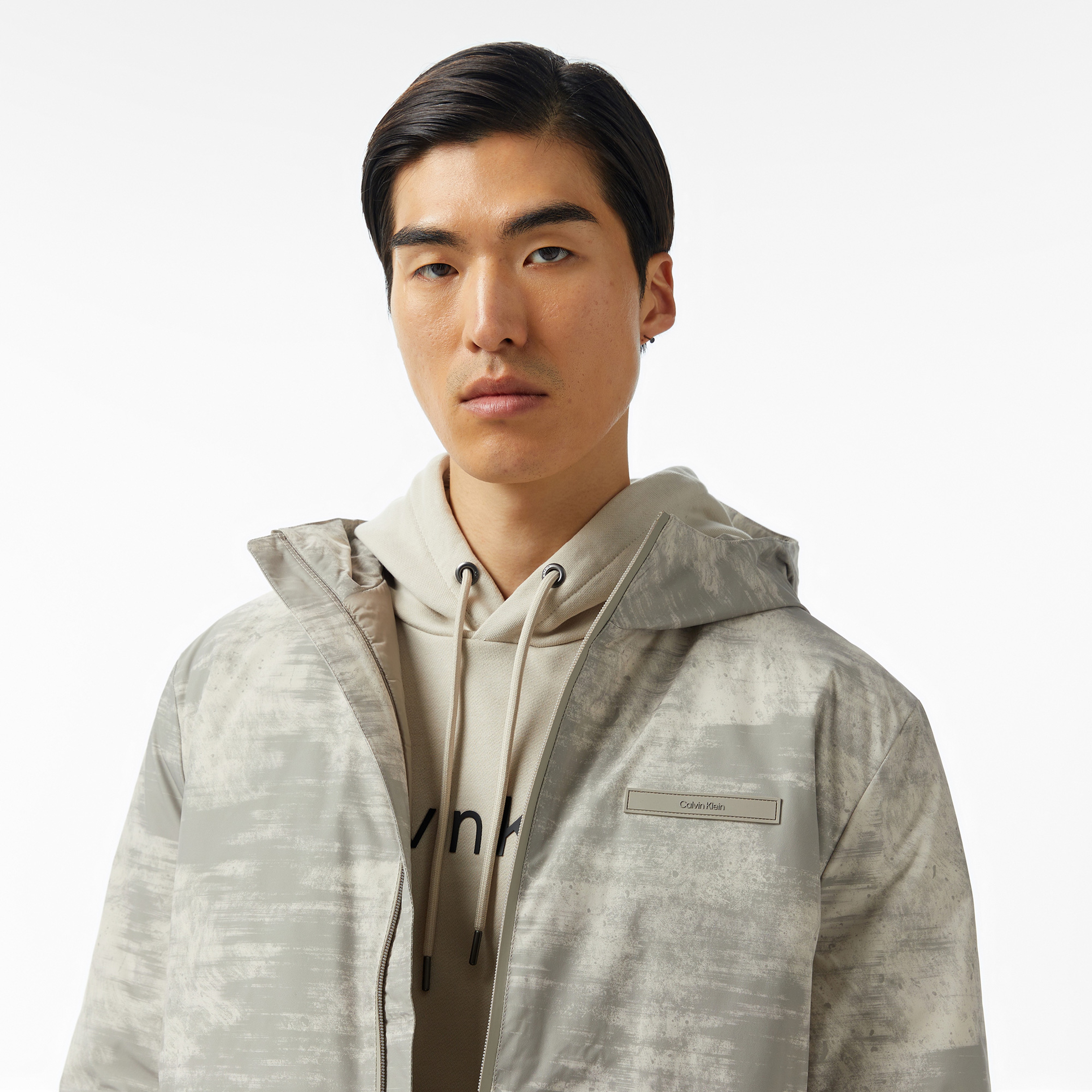 Calvin Klein Erkek Gri Ceket