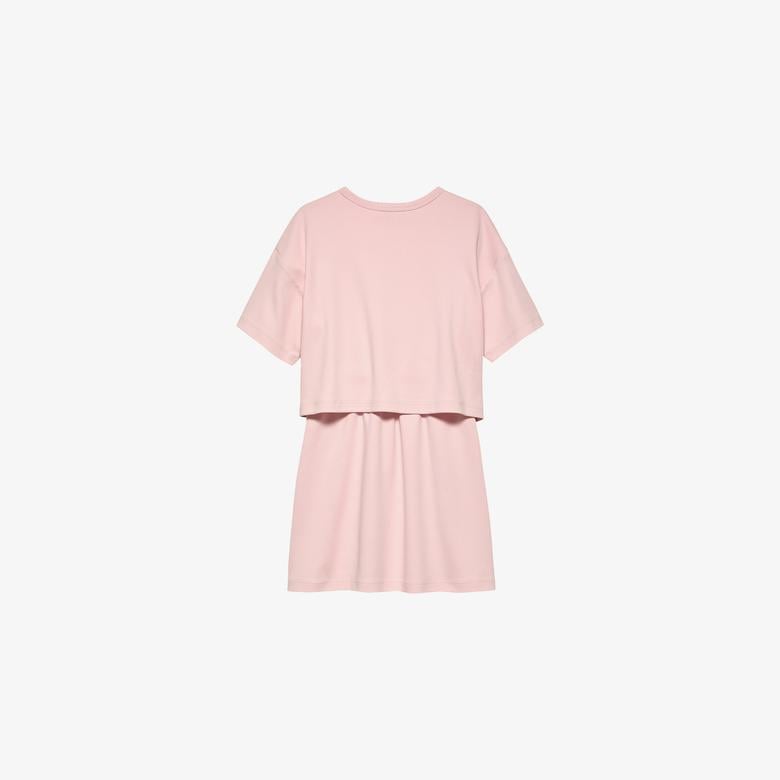Calvin Klein Layered Çocuk Pembe Elbise