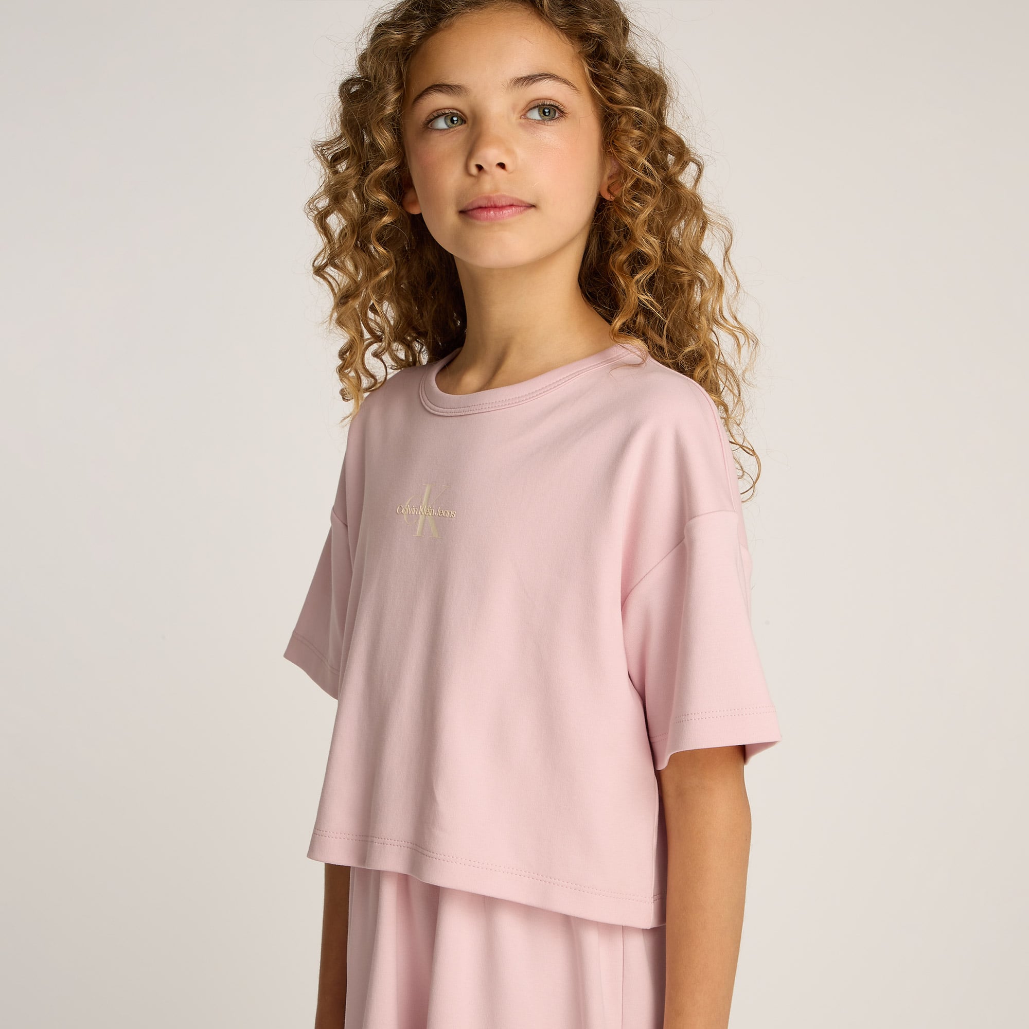 Calvin Klein Layered Çocuk Pembe Elbise