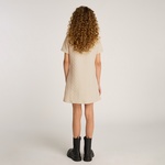 Calvin Klein Flare Cable Çocuk Bej Elbise