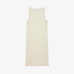 Calvin Klein Sıfır Kollu Çocuk Beyaz Elbise