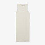 Calvin Klein Sıfır Kollu Çocuk Beyaz Elbise