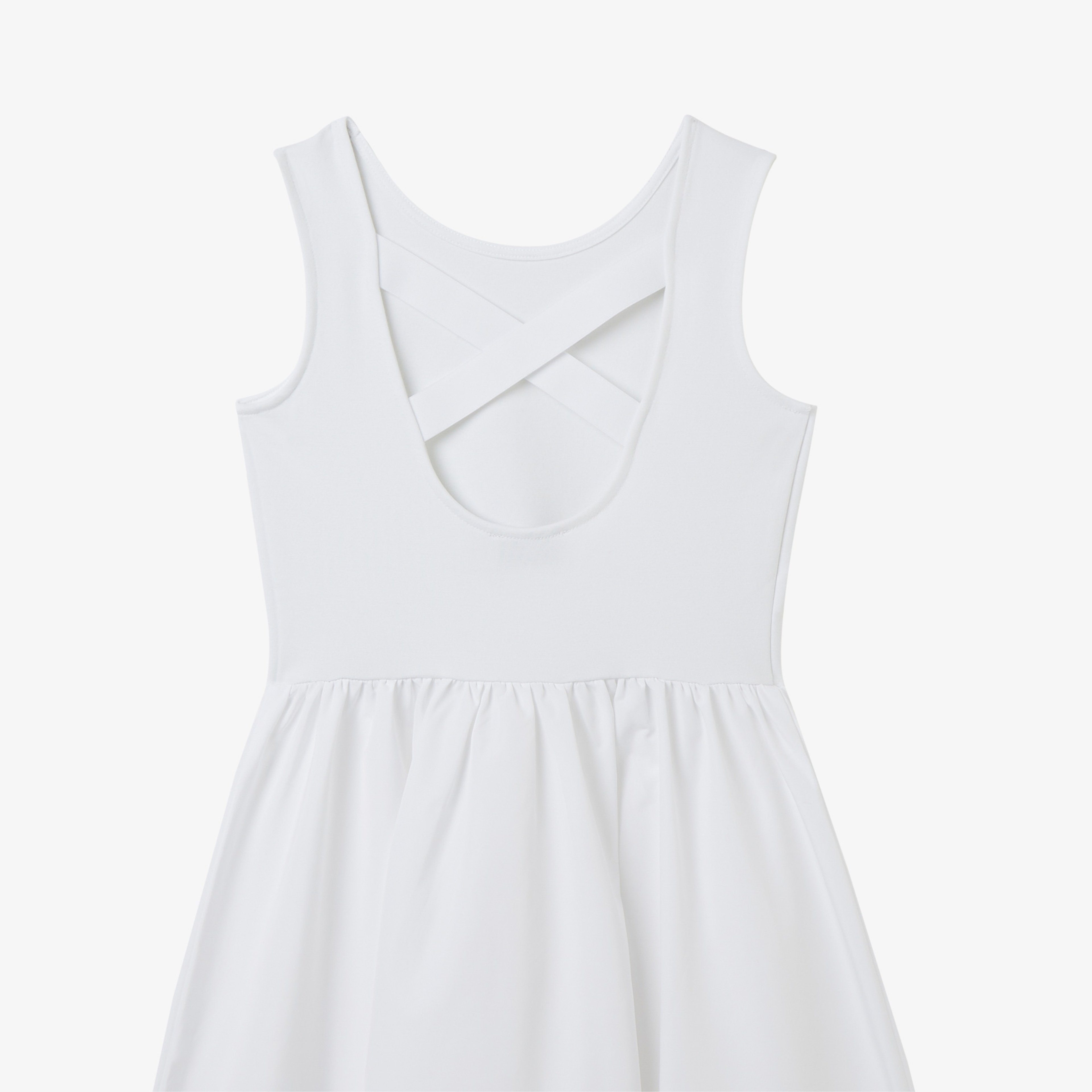 Calvin Klein Çocuk Beyaz Elbise