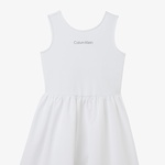 Calvin Klein Çocuk Beyaz Elbise