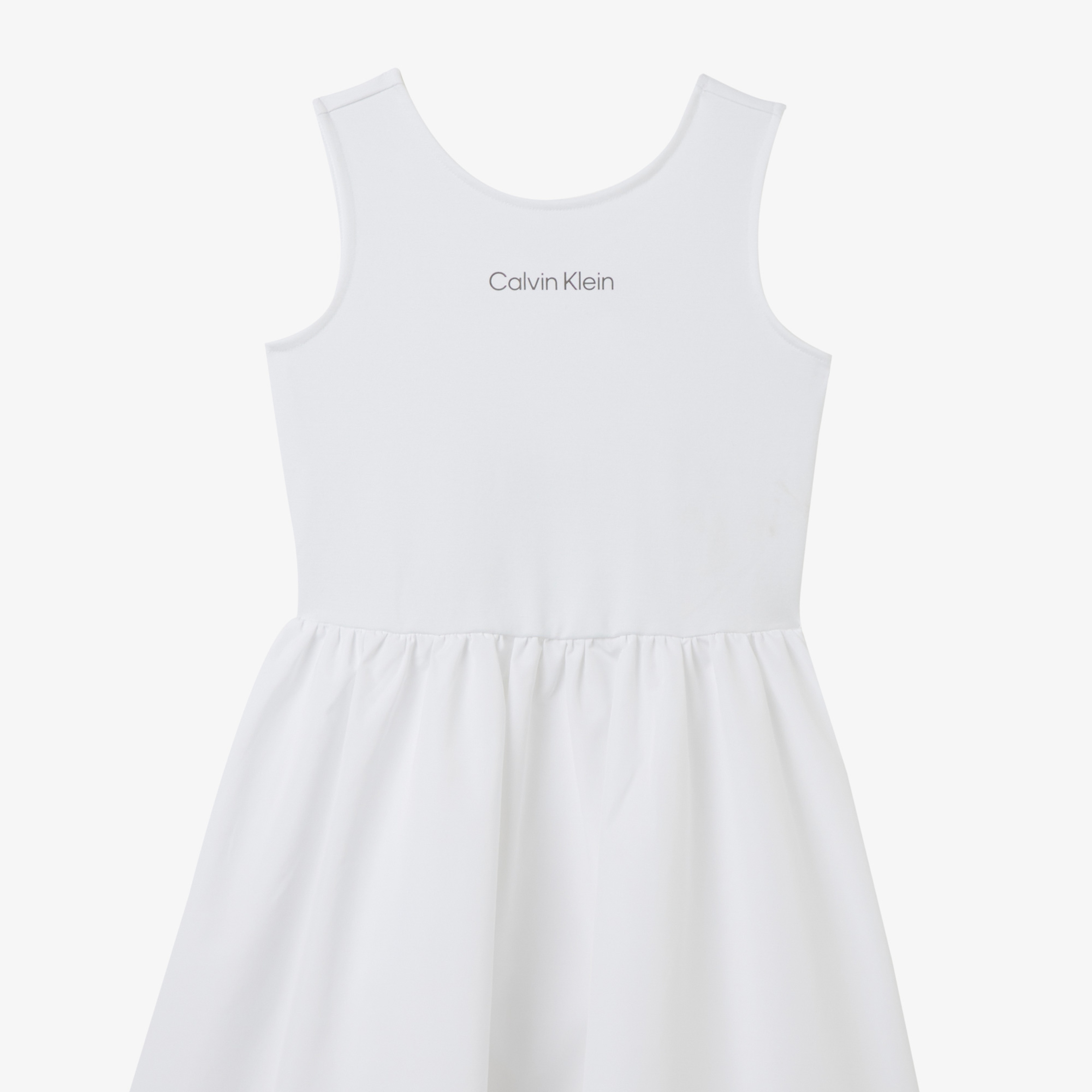 Calvin Klein Çocuk Beyaz Elbise