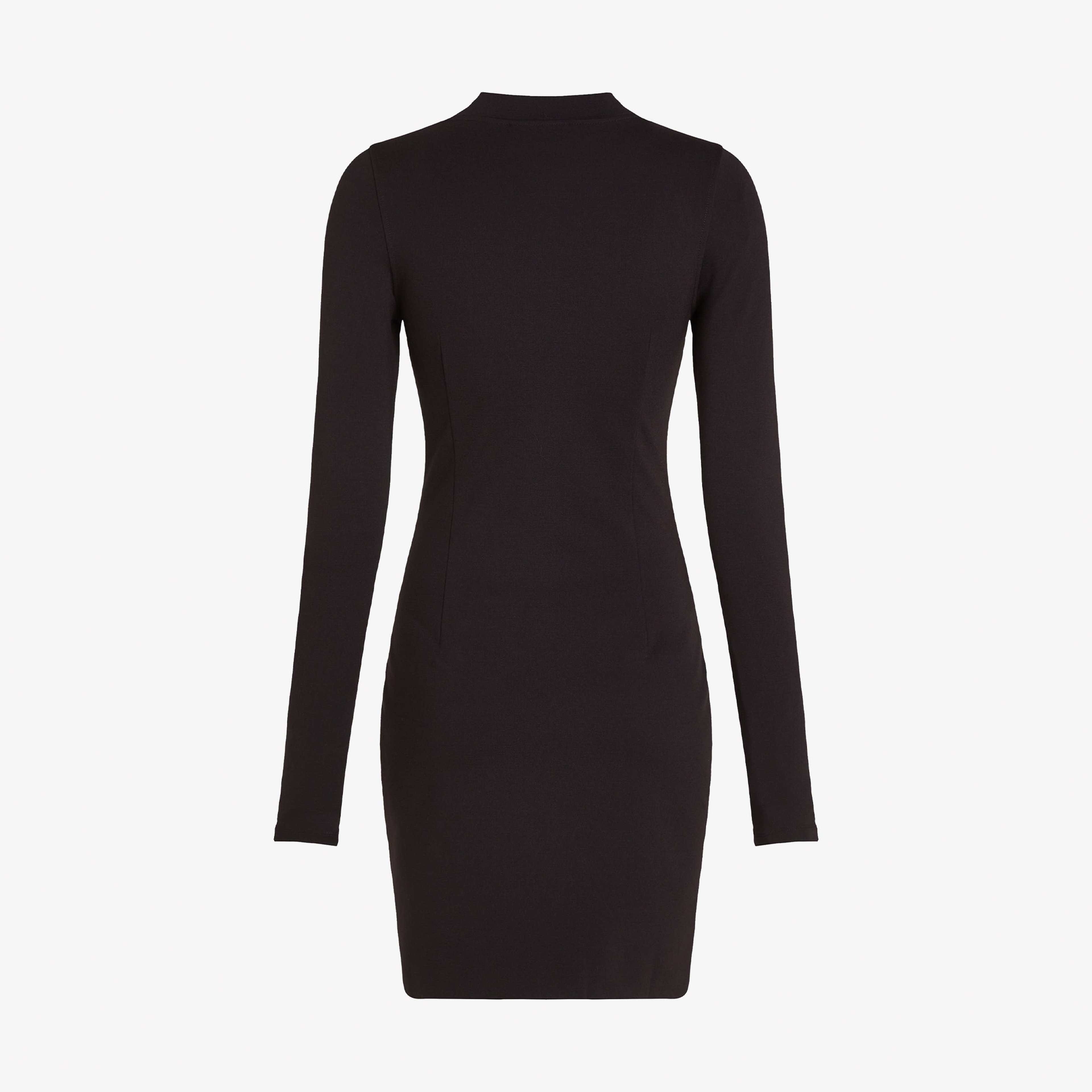 Calvin Klein Logo Elastic Milano Kadın Siyah Elbise