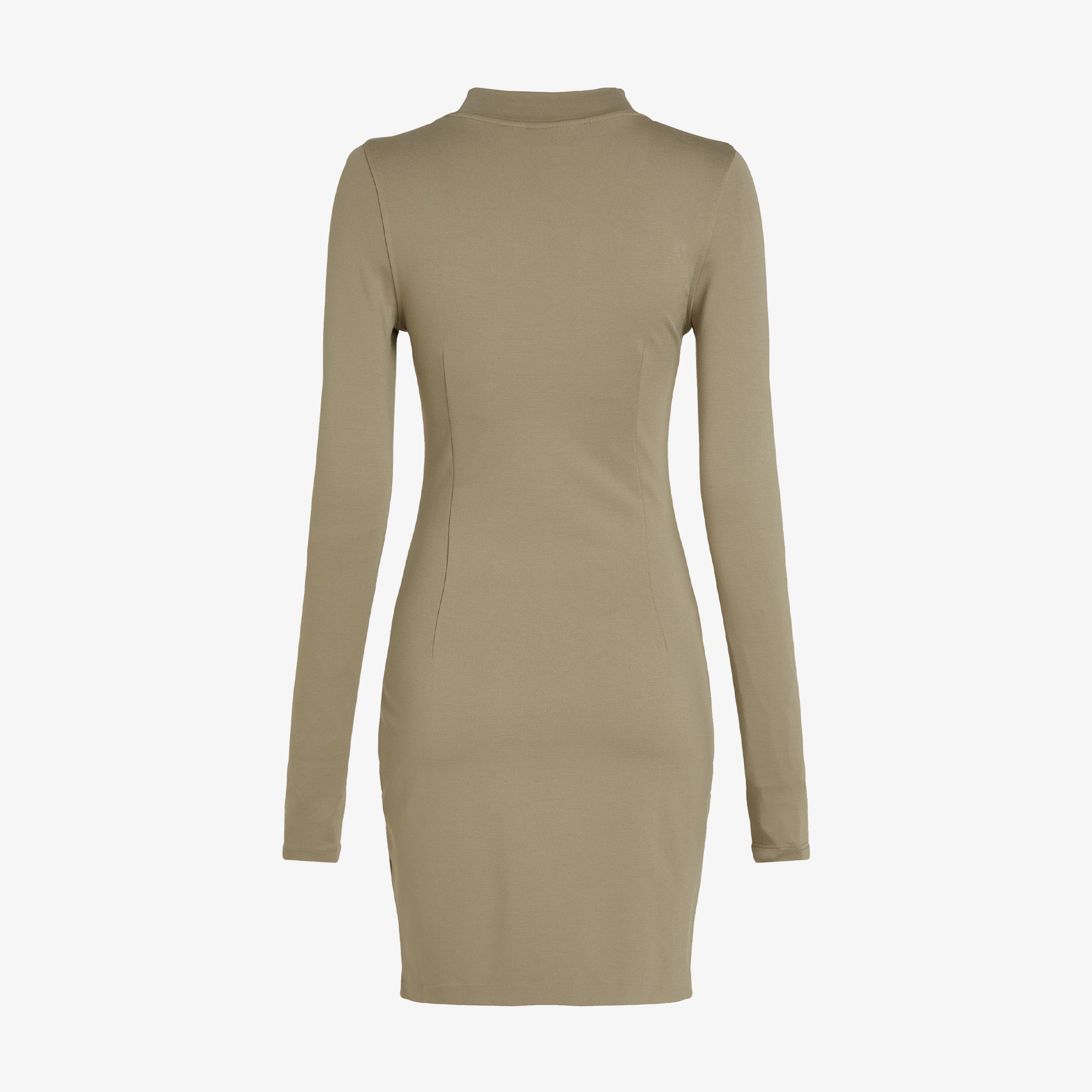 Calvin Klein Logo Elastic Milano Kadın Yeşil Elbise