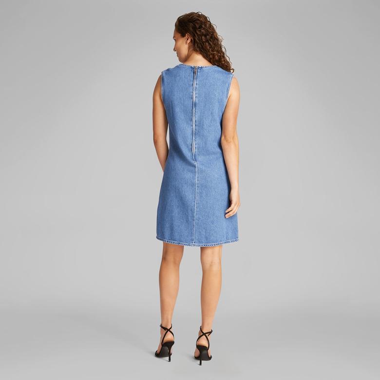Calvin Klein Kadın Lacivert Elbise