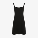 Calvin Klein Soft Flare Kadın Siyah Elbise