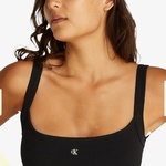 Calvin Klein Soft Flare Kadın Siyah Elbise