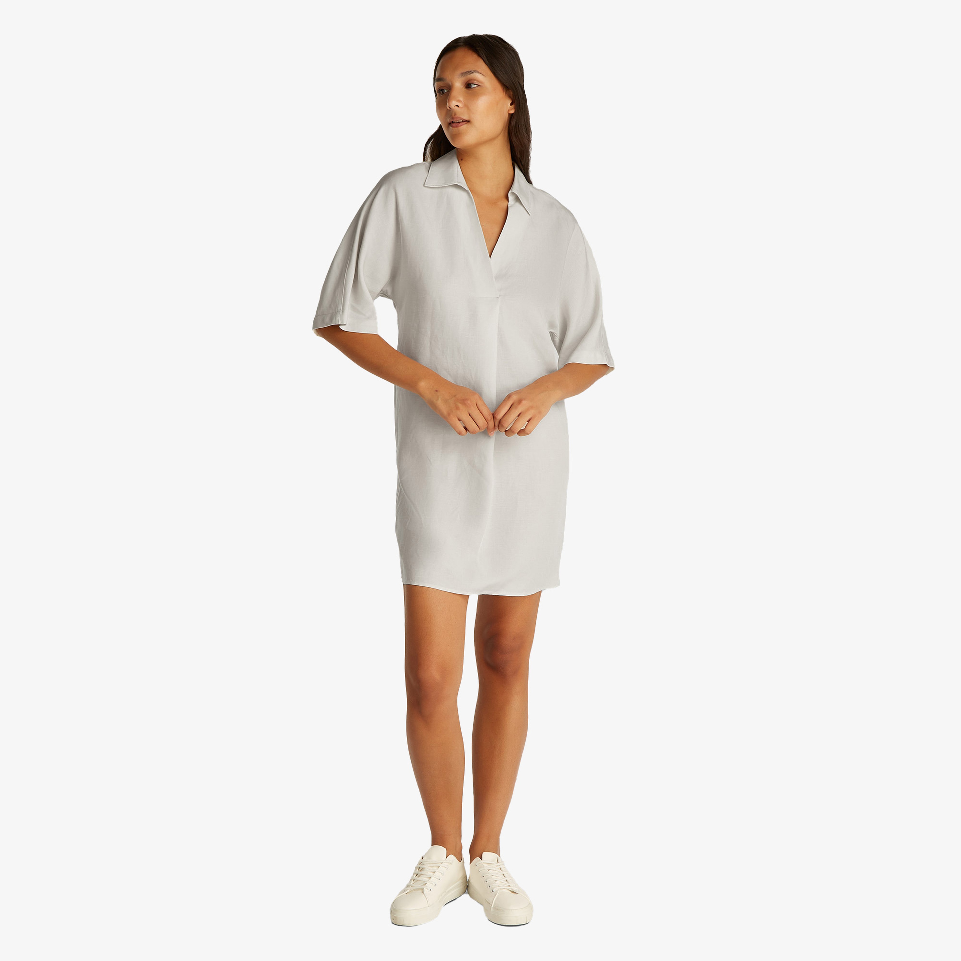 Calvin Klein Kadın Bej Elbise