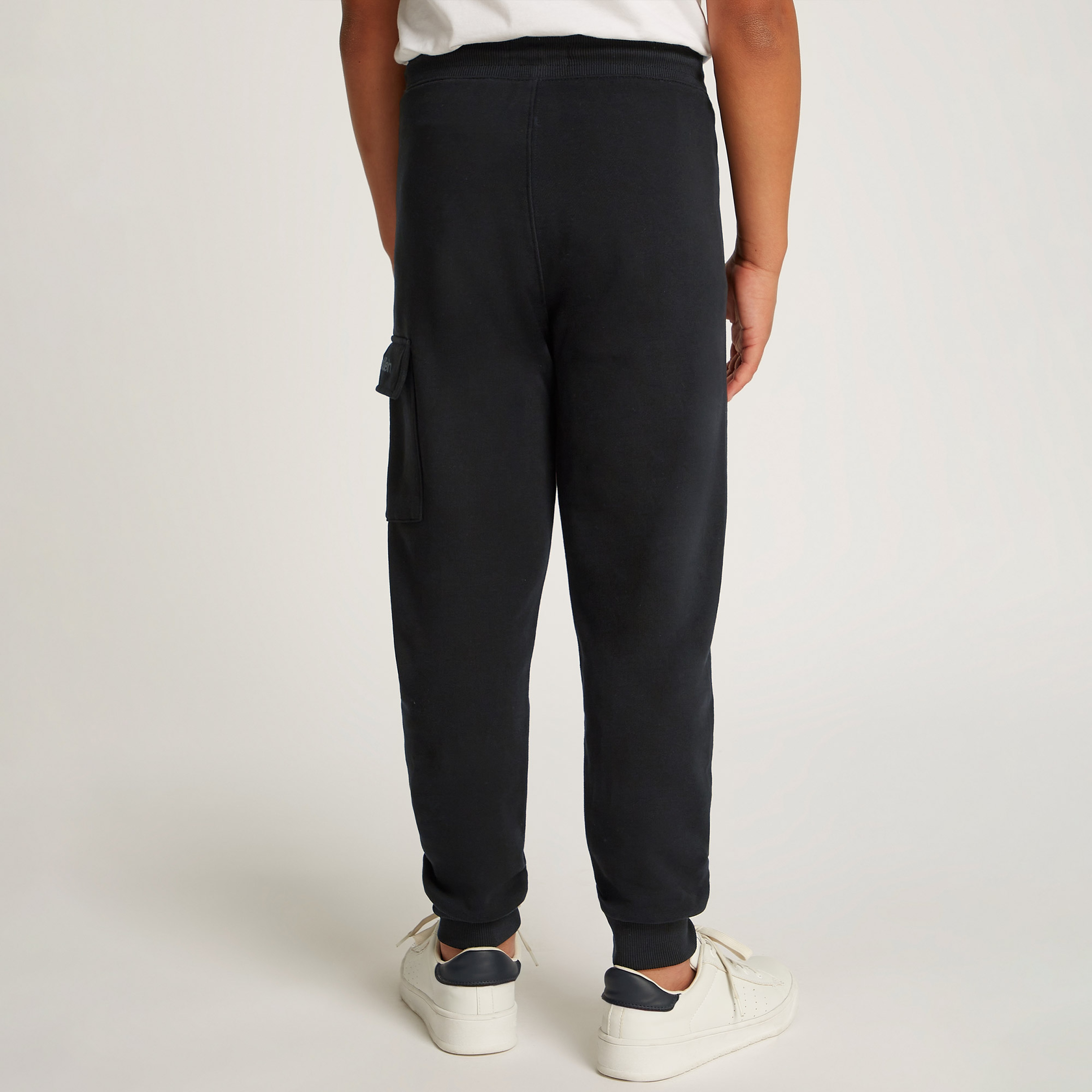 Calvin Klein Cargo Jogger Çocuk Siyah Eşofman Altı