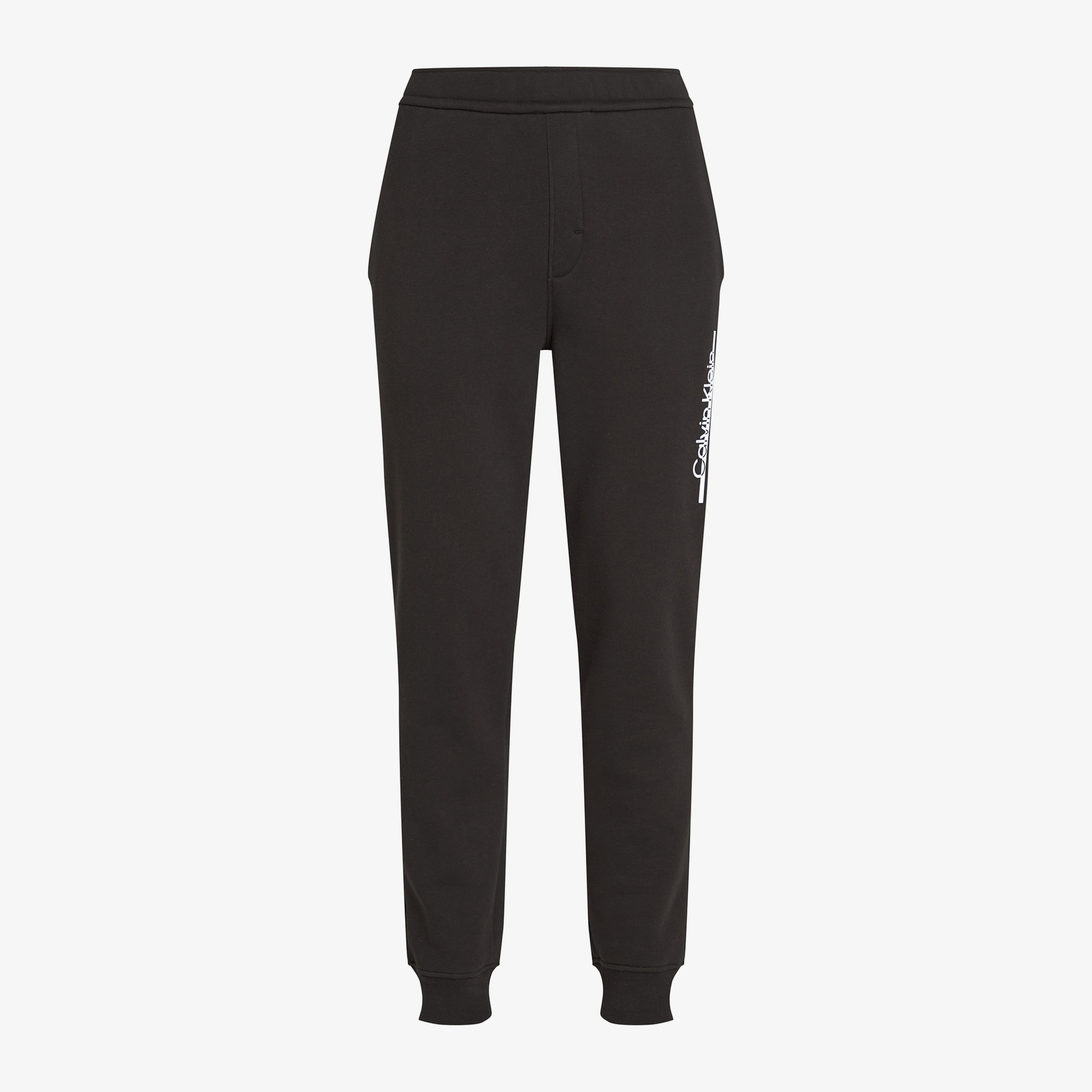 Calvin Klein Split Line Logo Jogger Erkek Siyah Eşofman Altı