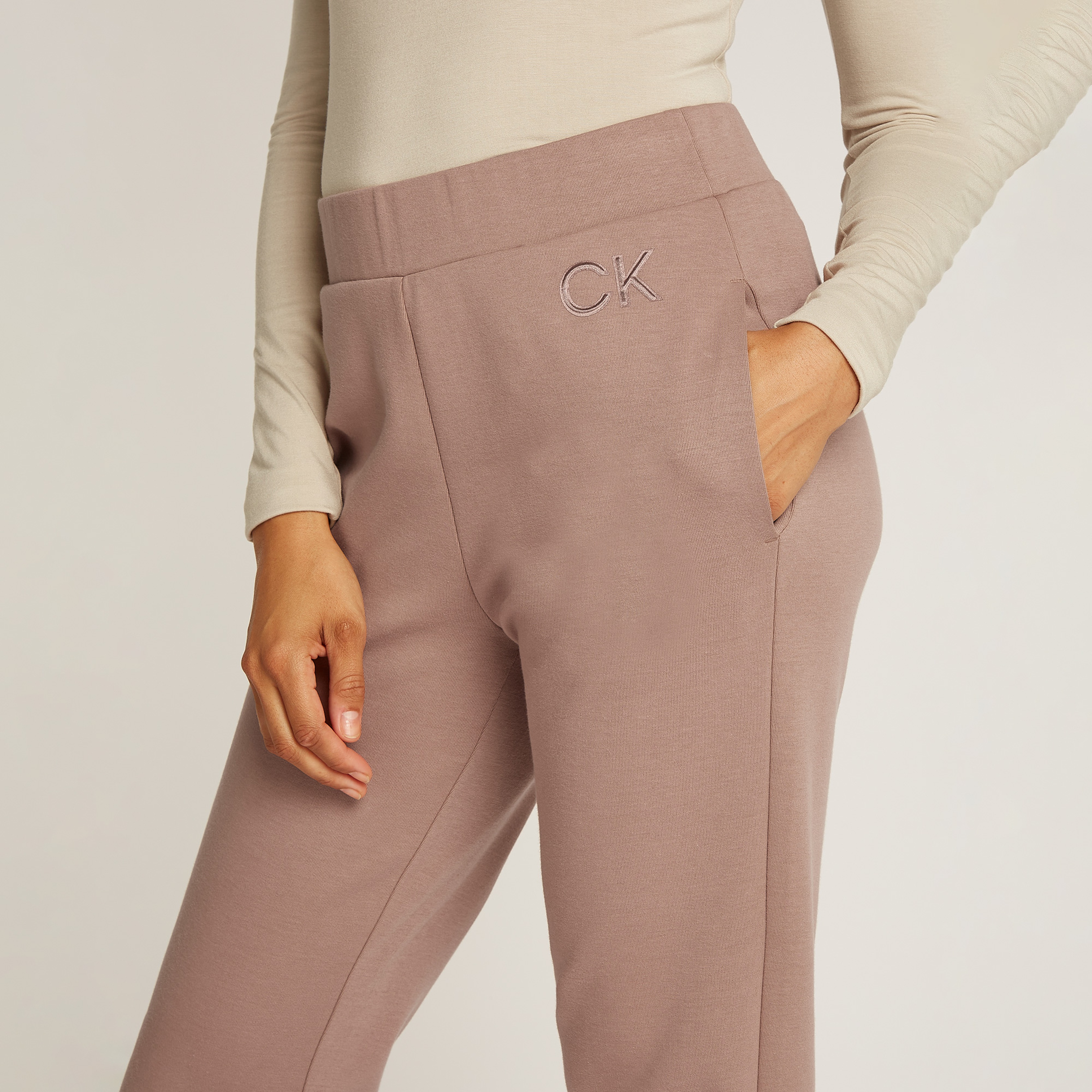 Calvin Klein Tailored Kadın Kahverengi Eşofman Altı