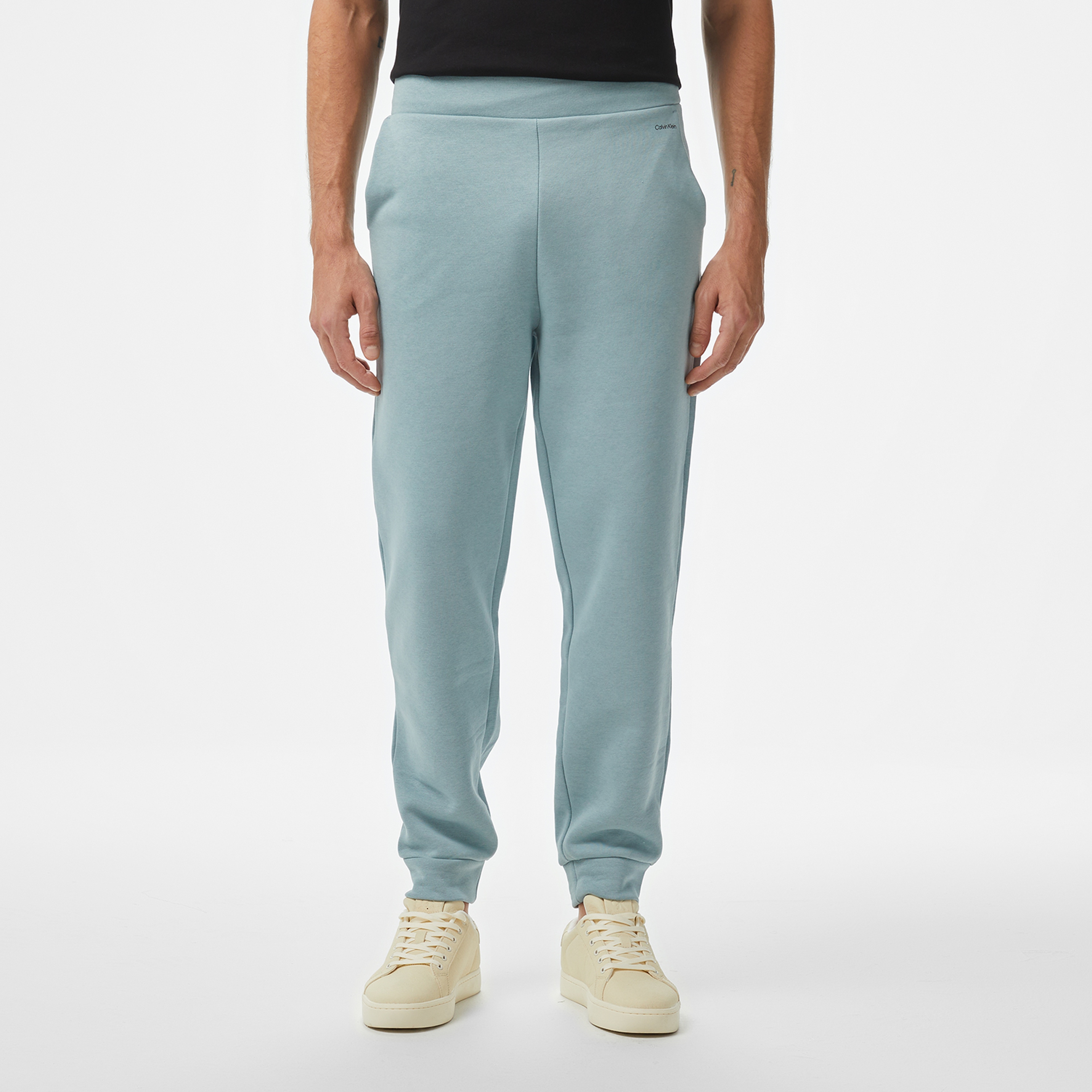 Calvin Klein Nano Logo Jogger Kadın Mavi Eşofman Altı