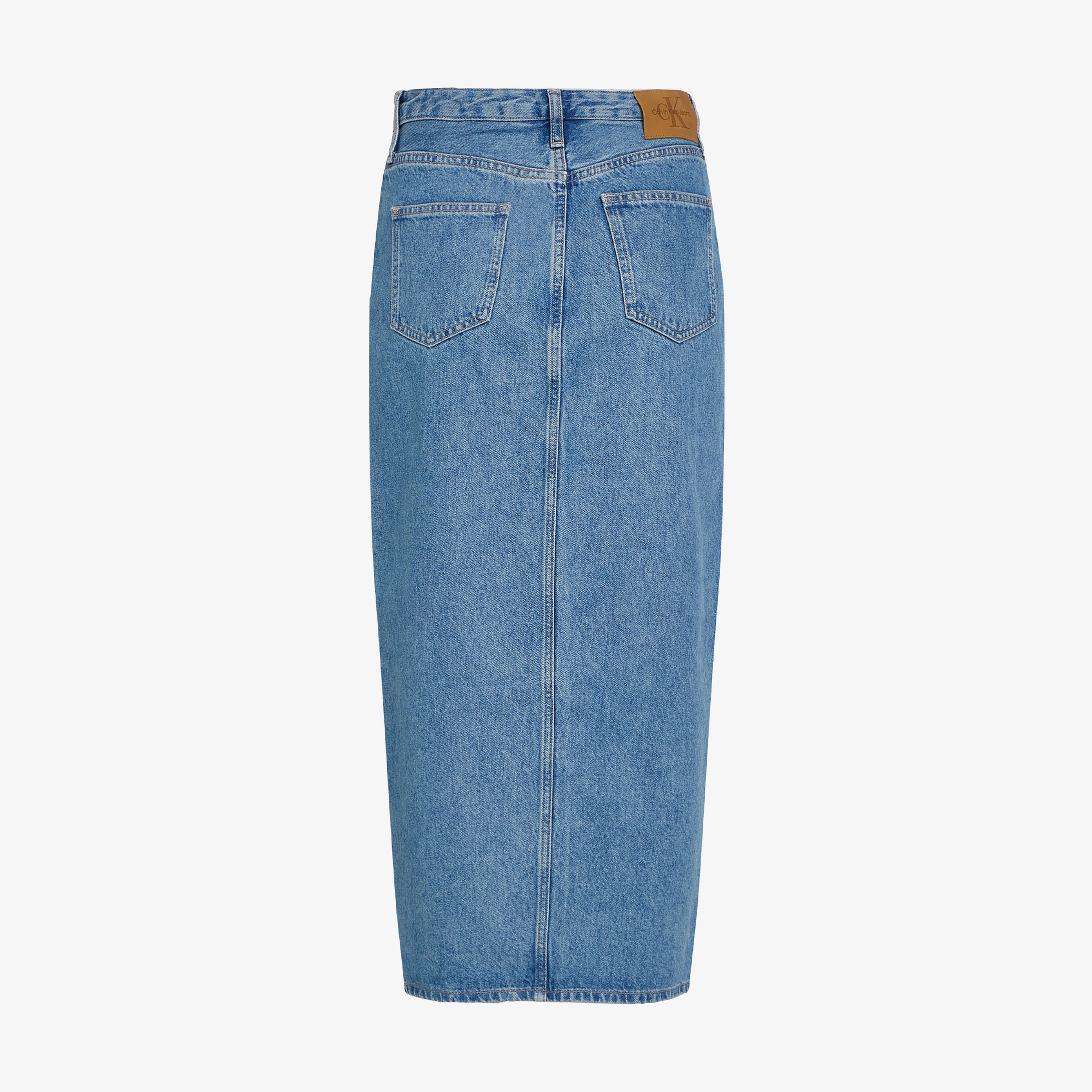 Calvin Klein Maxi Kadın Lacivert Etek