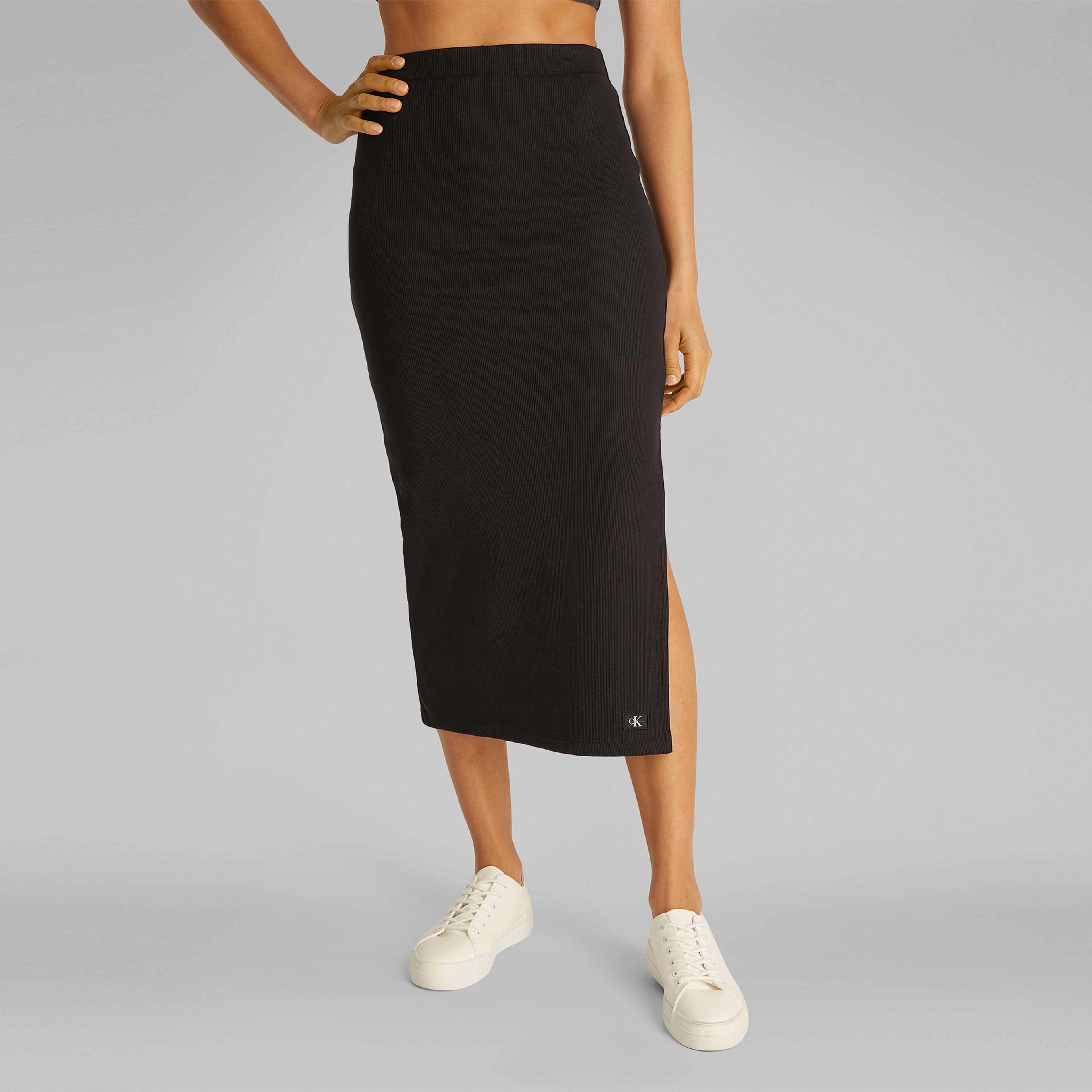 Calvin Klein Kadın Siyah Etek